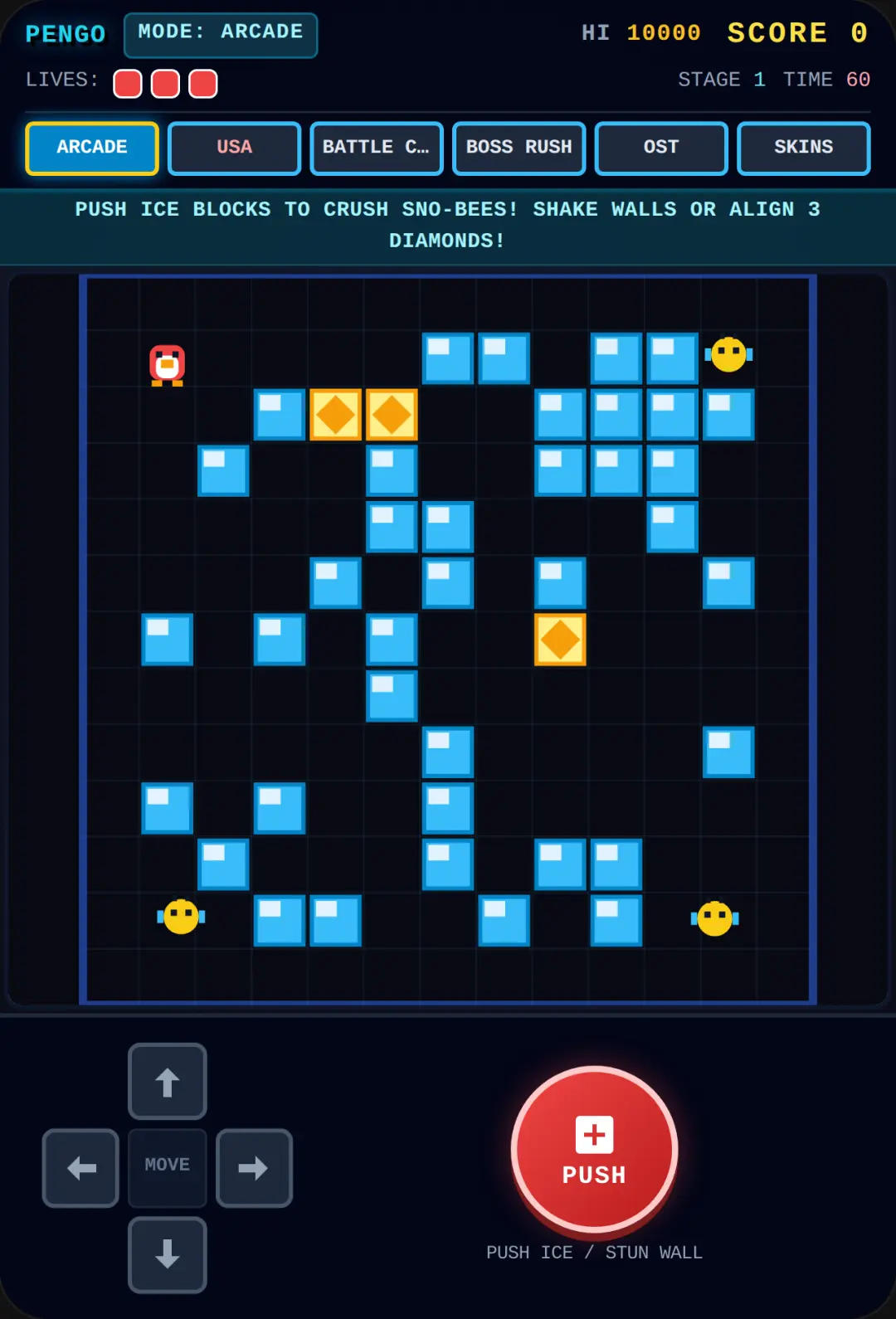 Pengo - Ice Block Arcade cover