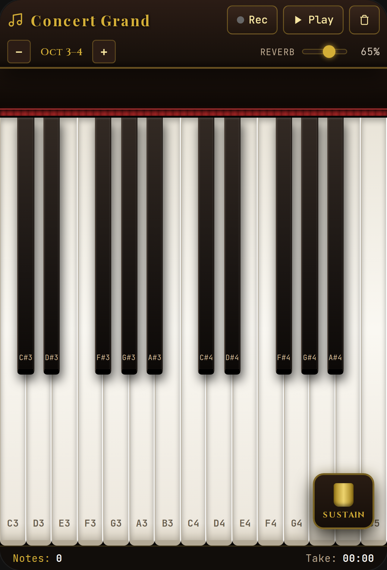 Concert Grand Piano cover