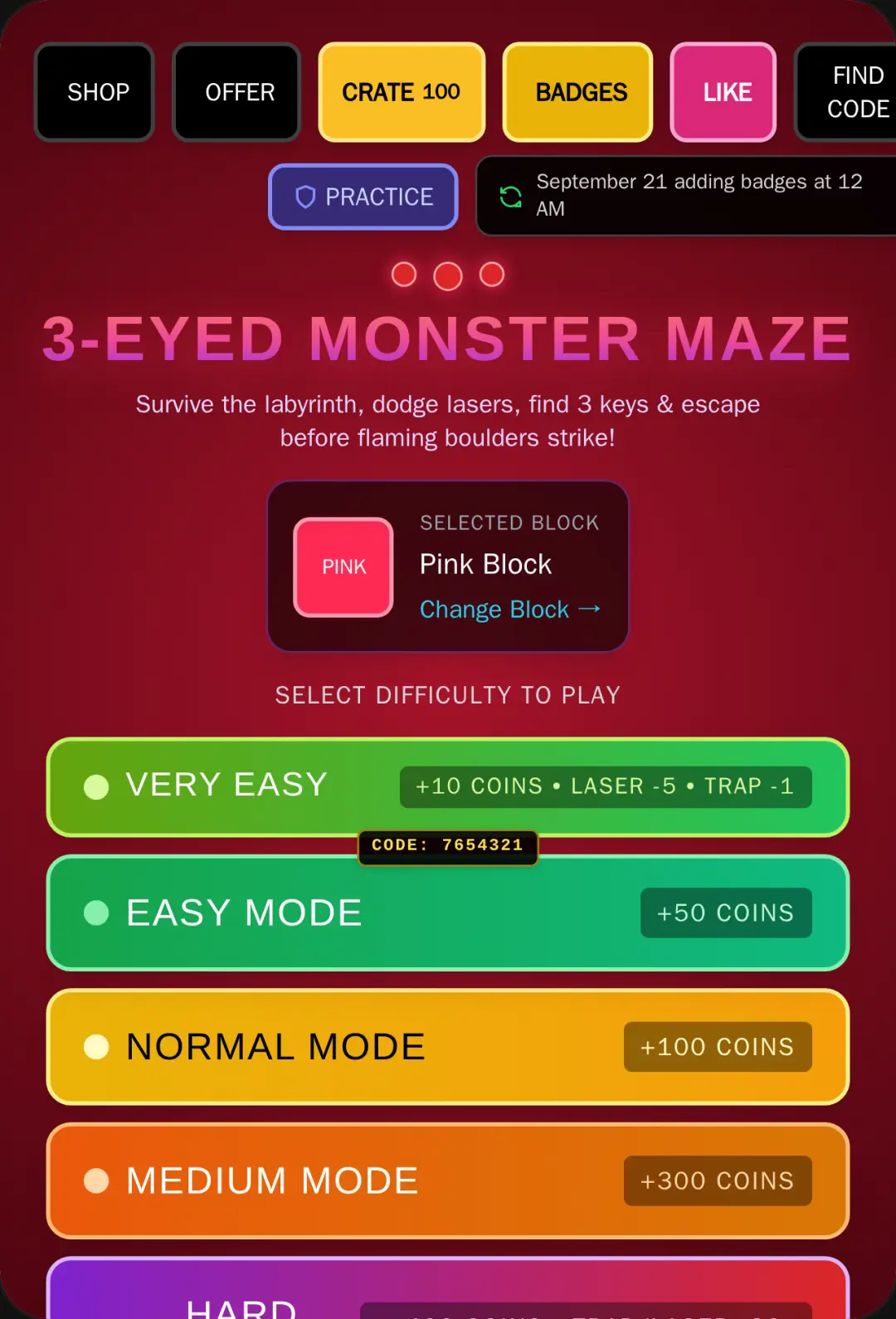 Monster Maze: 3-Eye Escape cover