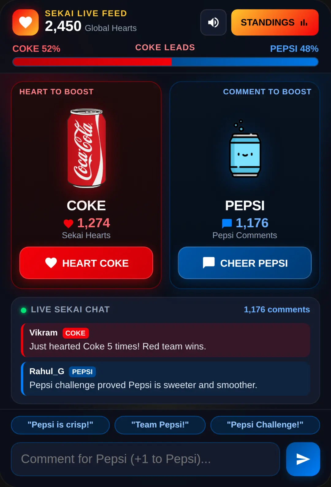Coke vs Pepsi Showdown cover