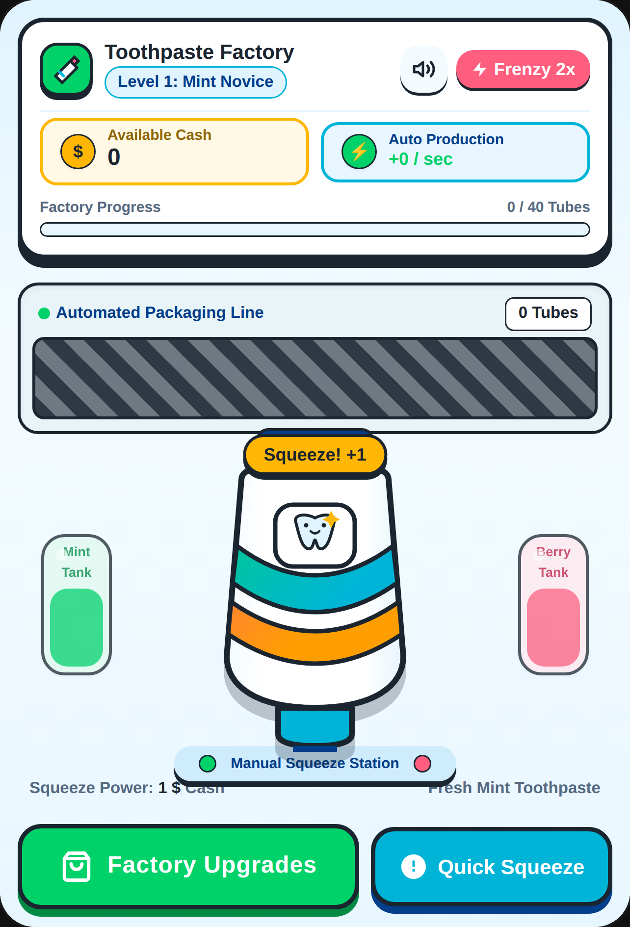 Toothpaste Factory | Idle Tycoon cover