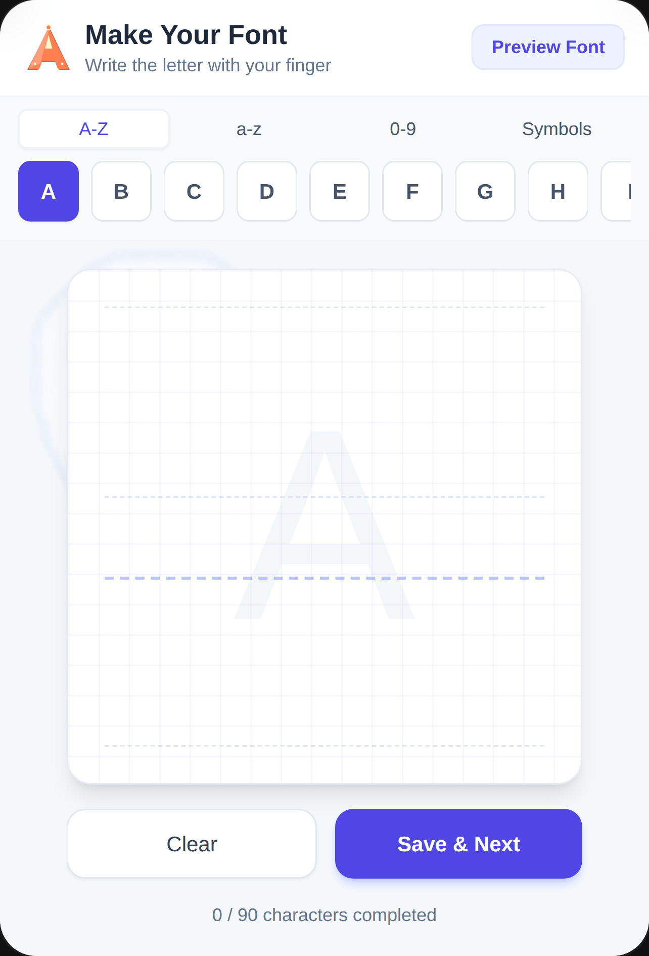 Font maker cover