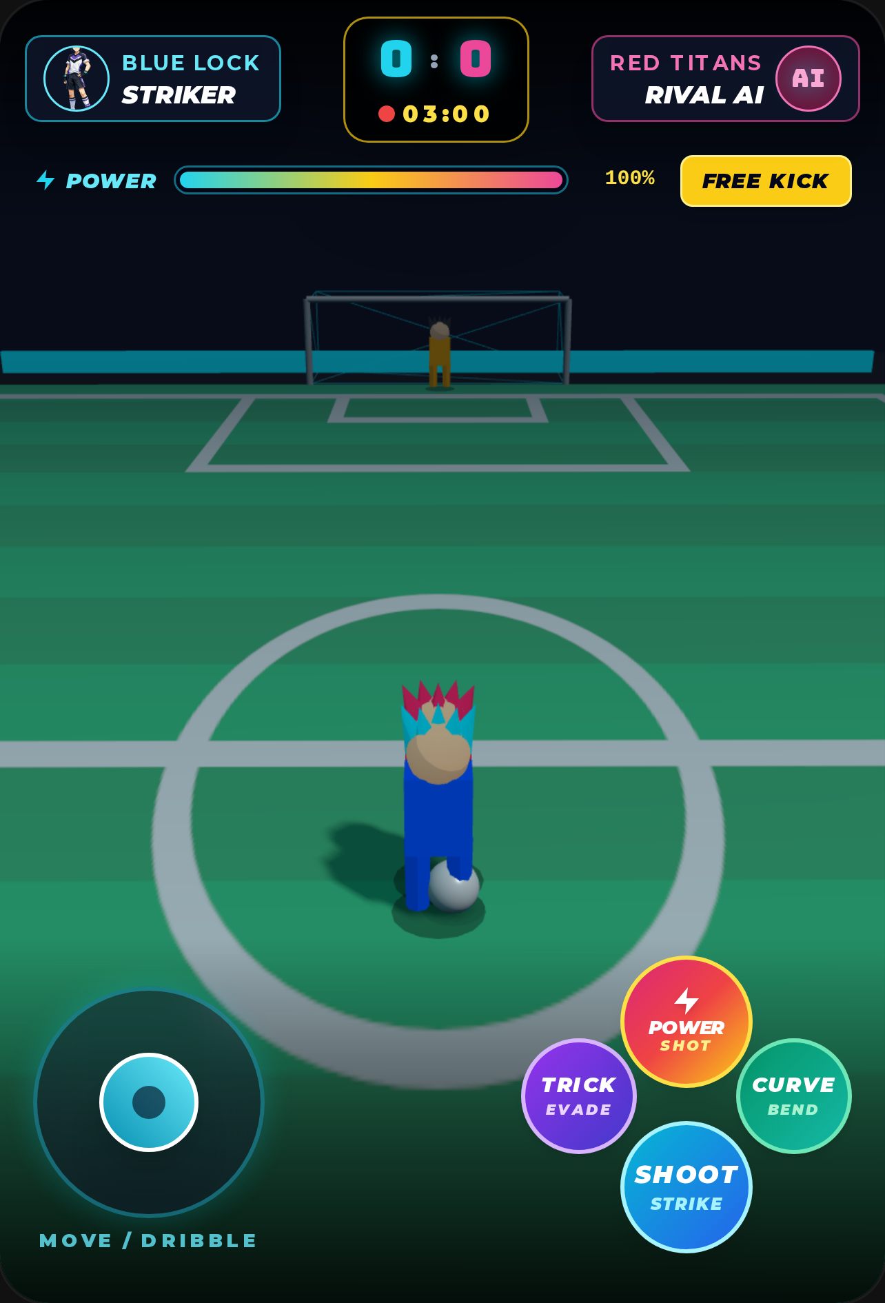 Anime 3D Soccer Striker cover
