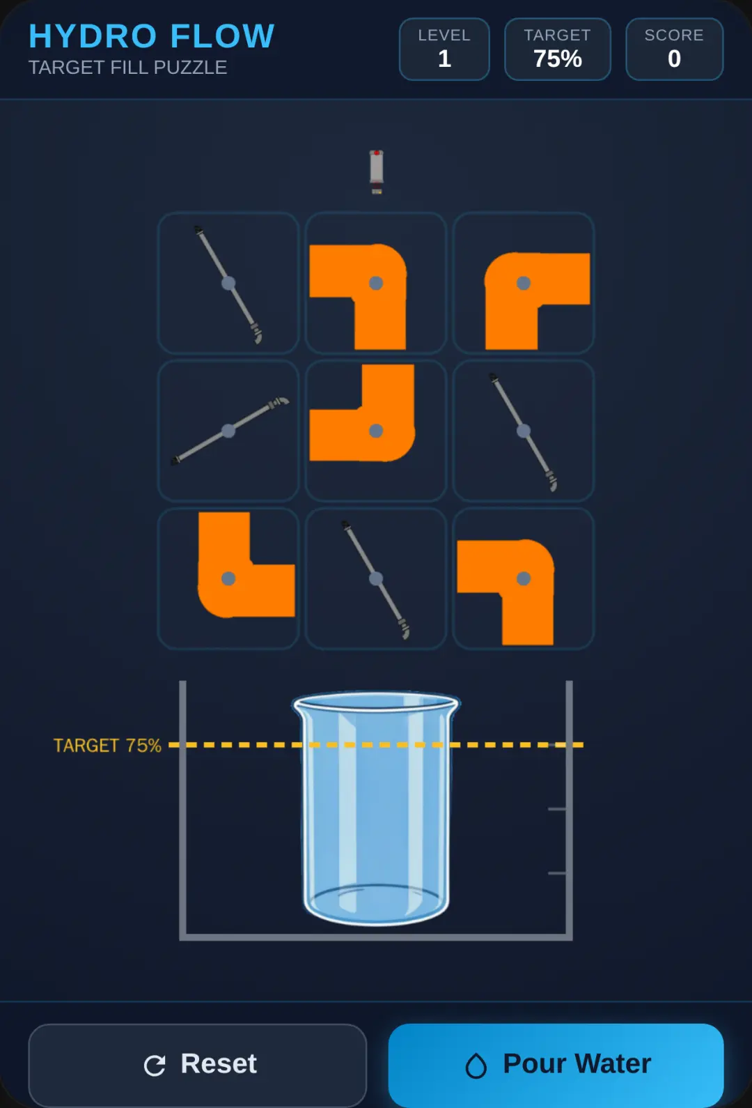Hydro Flow - Water Fill Puzzle cover