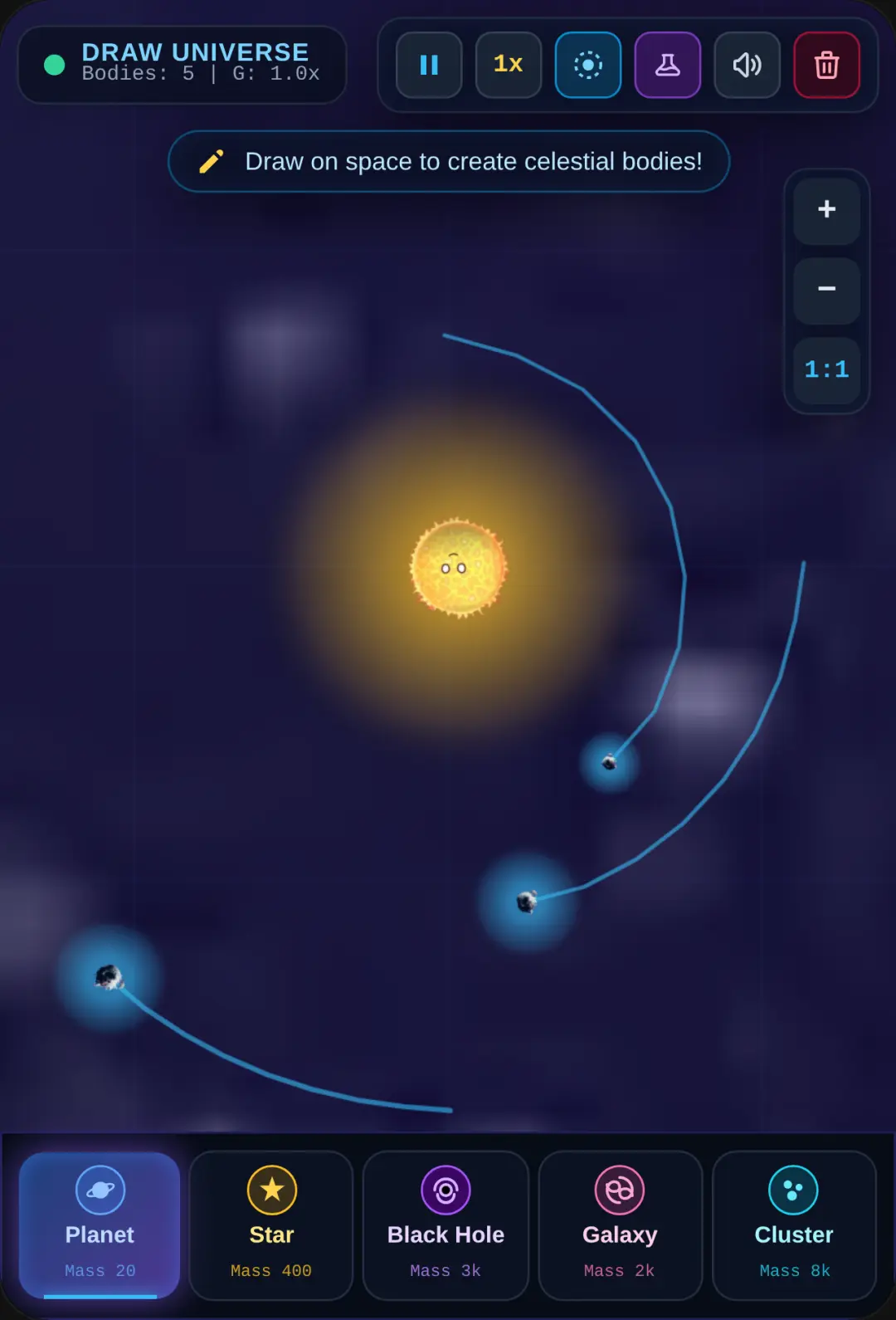 Draw Your Universe - Cosmic Simulator cover