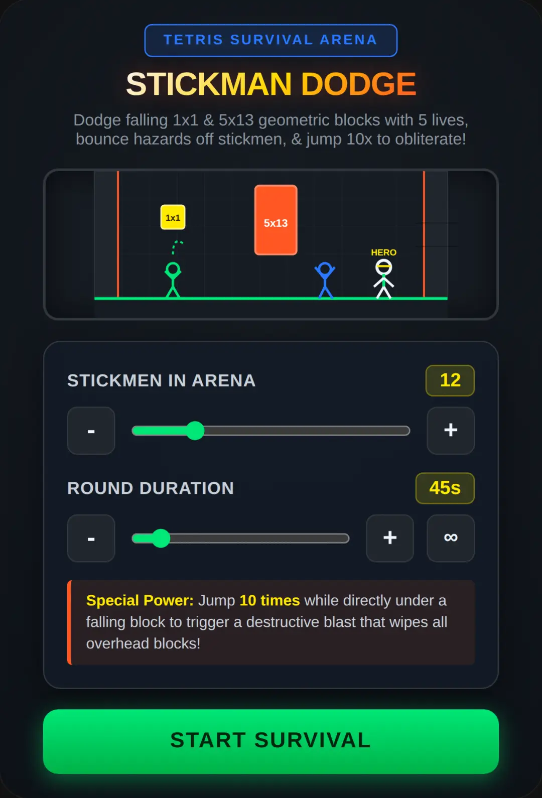 Tetris Stickman Arena cover