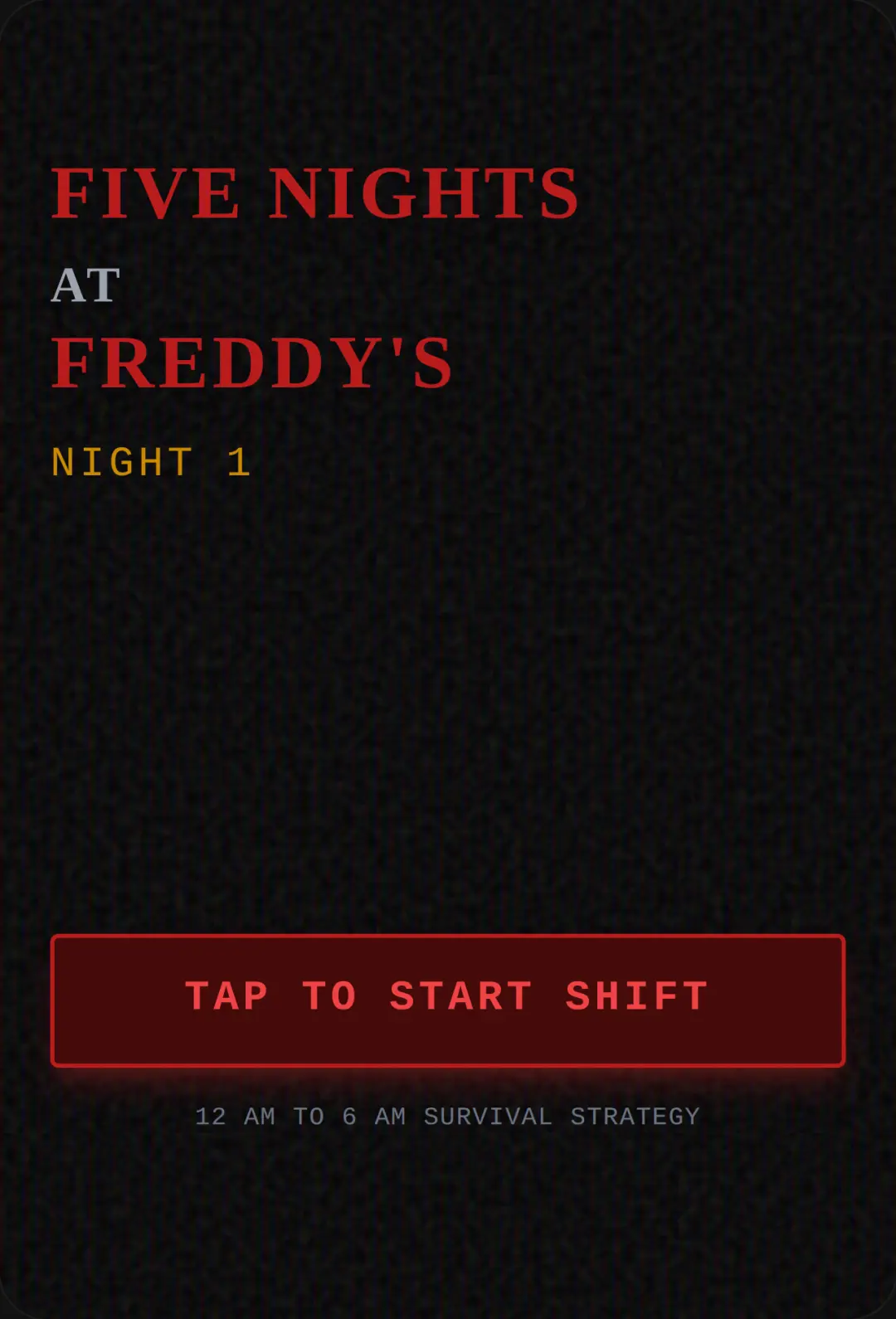 Five Nights at Freddy's 1 cover