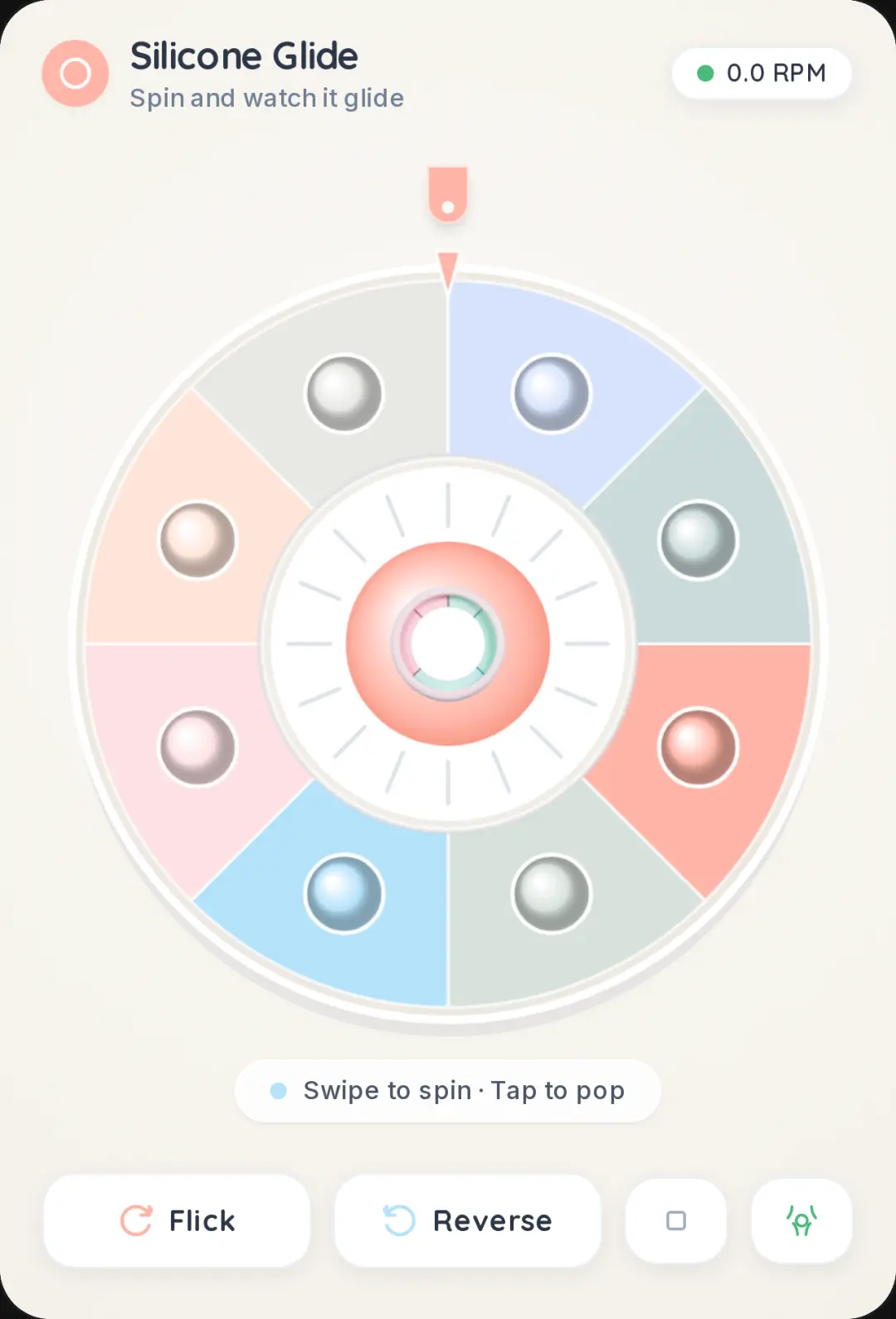 Silicone Glide — Fidget Spinning Wheel cover