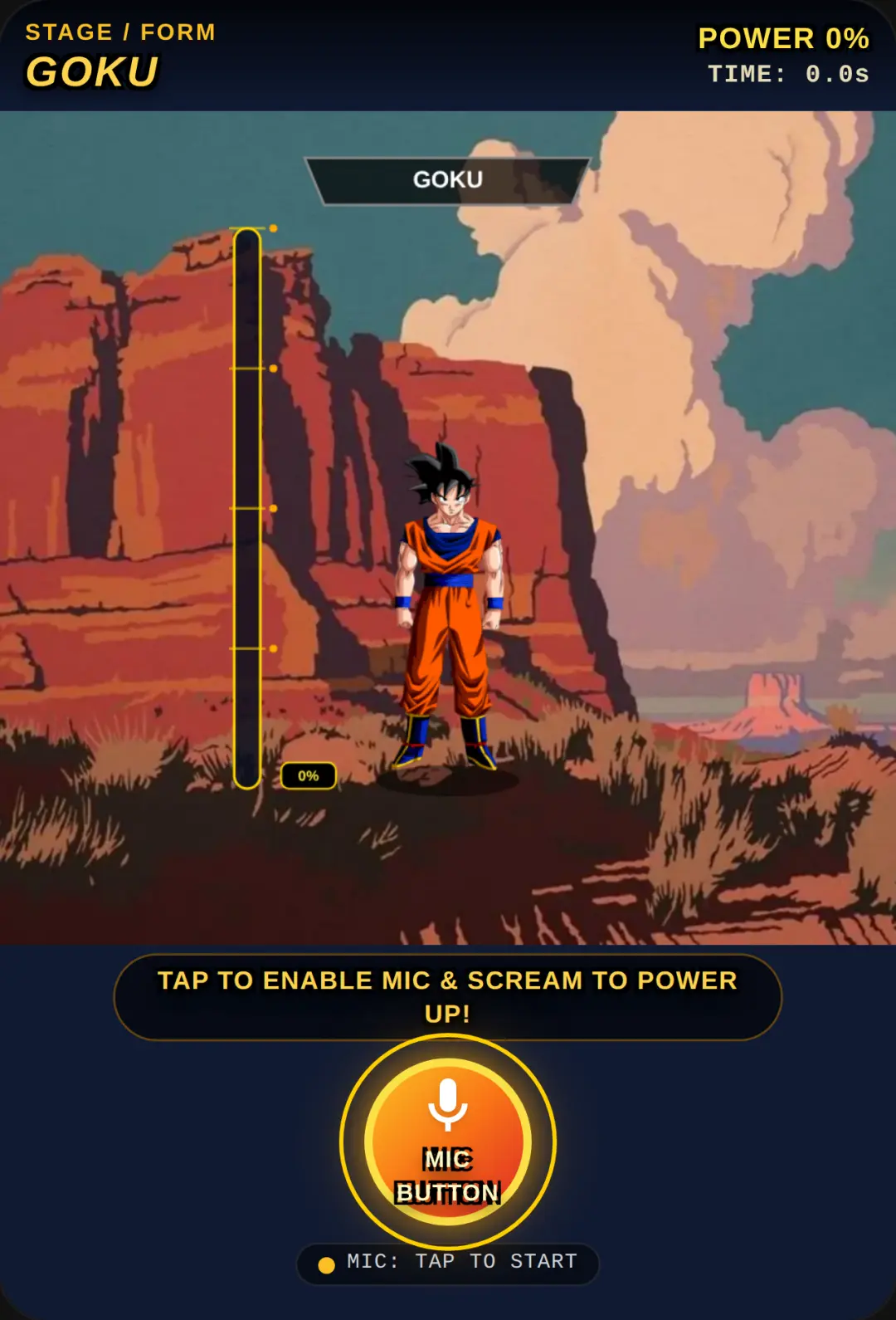 Goku transformation cover