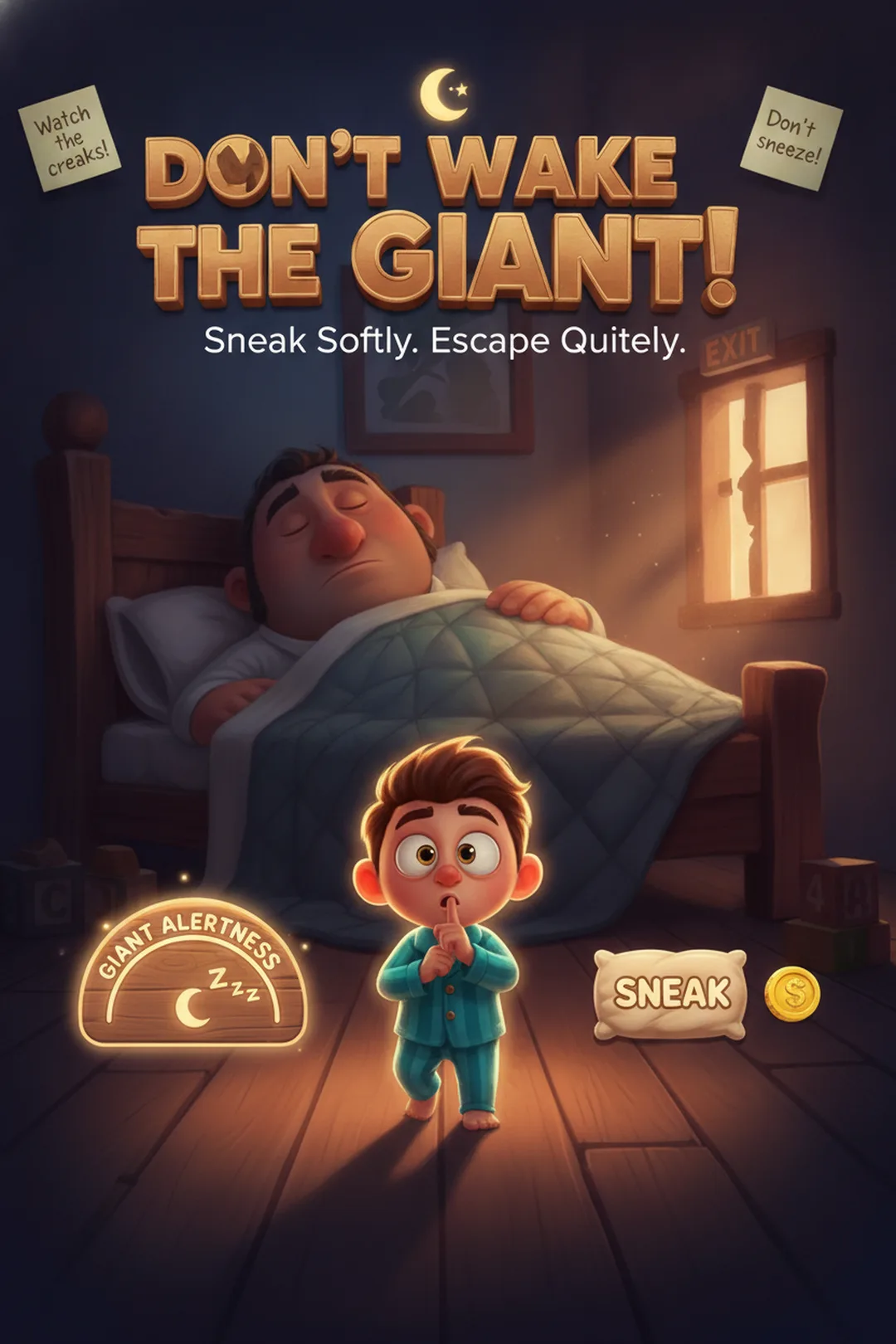 DON'T WAKE THE GIANT! cover