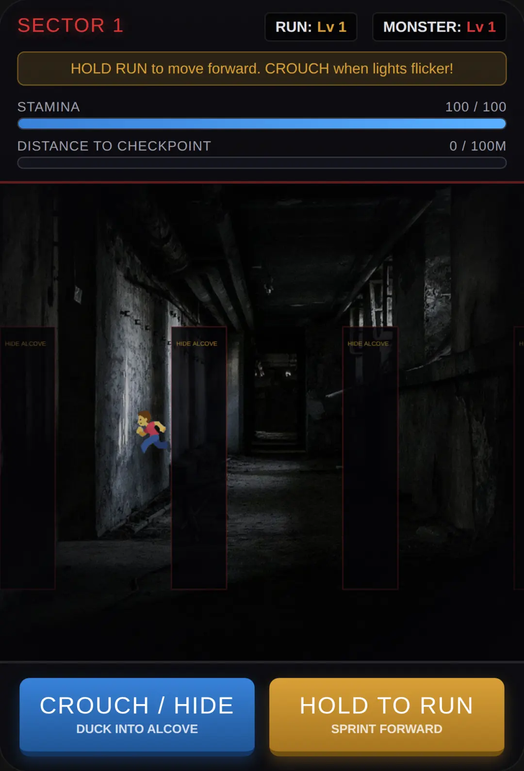 Hide and run cover