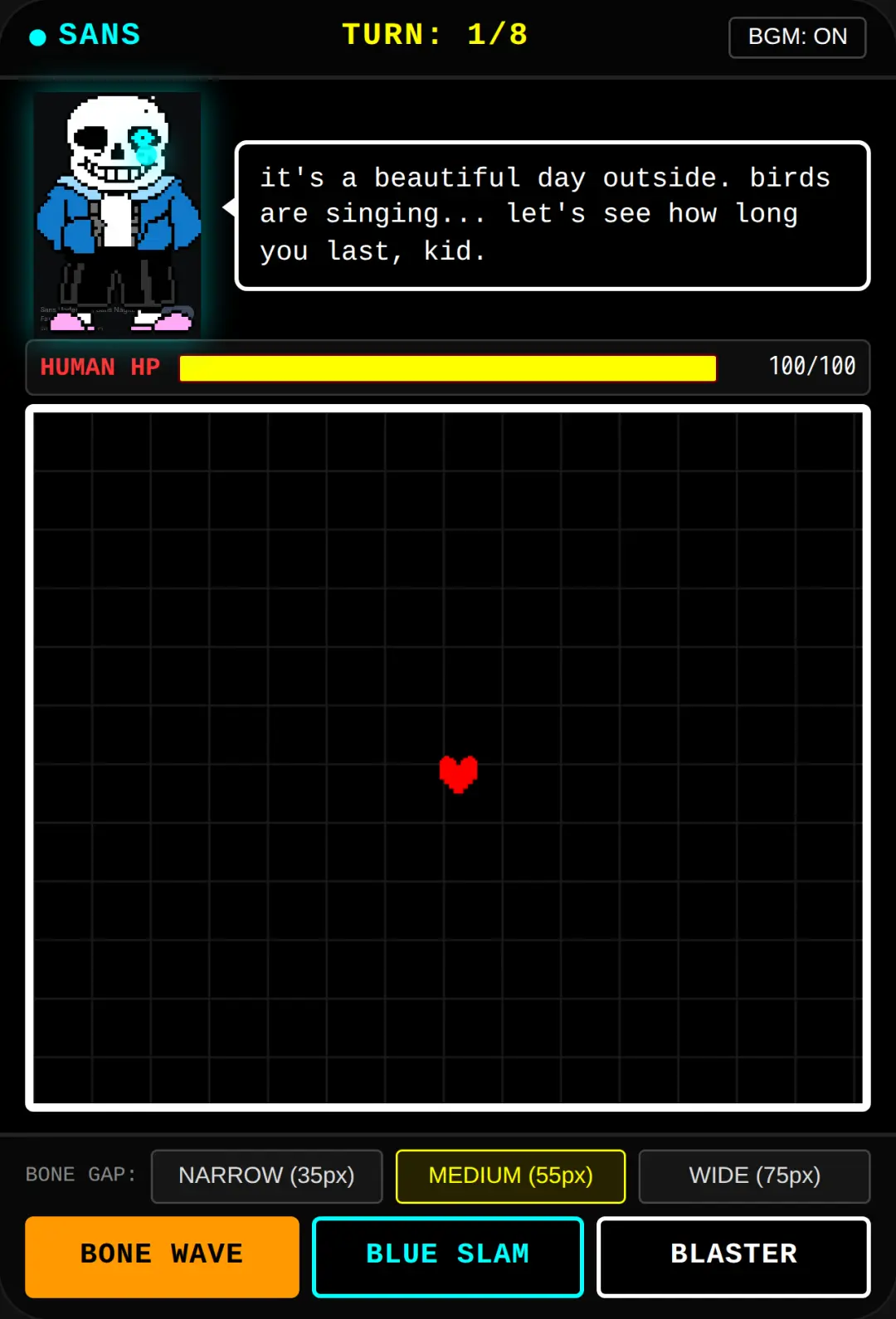 Sans Boss Fight cover