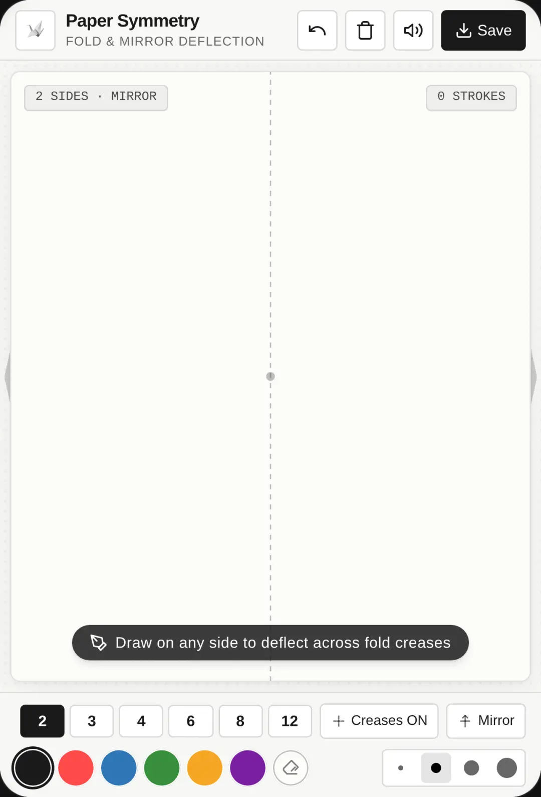 Paper Symmetry · Digital Folding Drawing cover