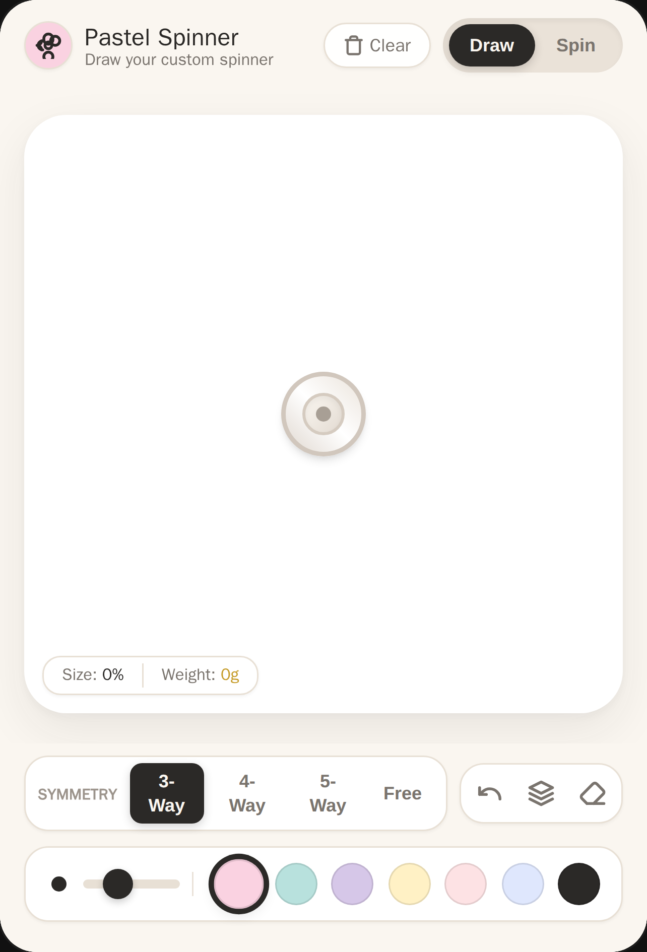 Pastel Fidget Spinner Maker cover