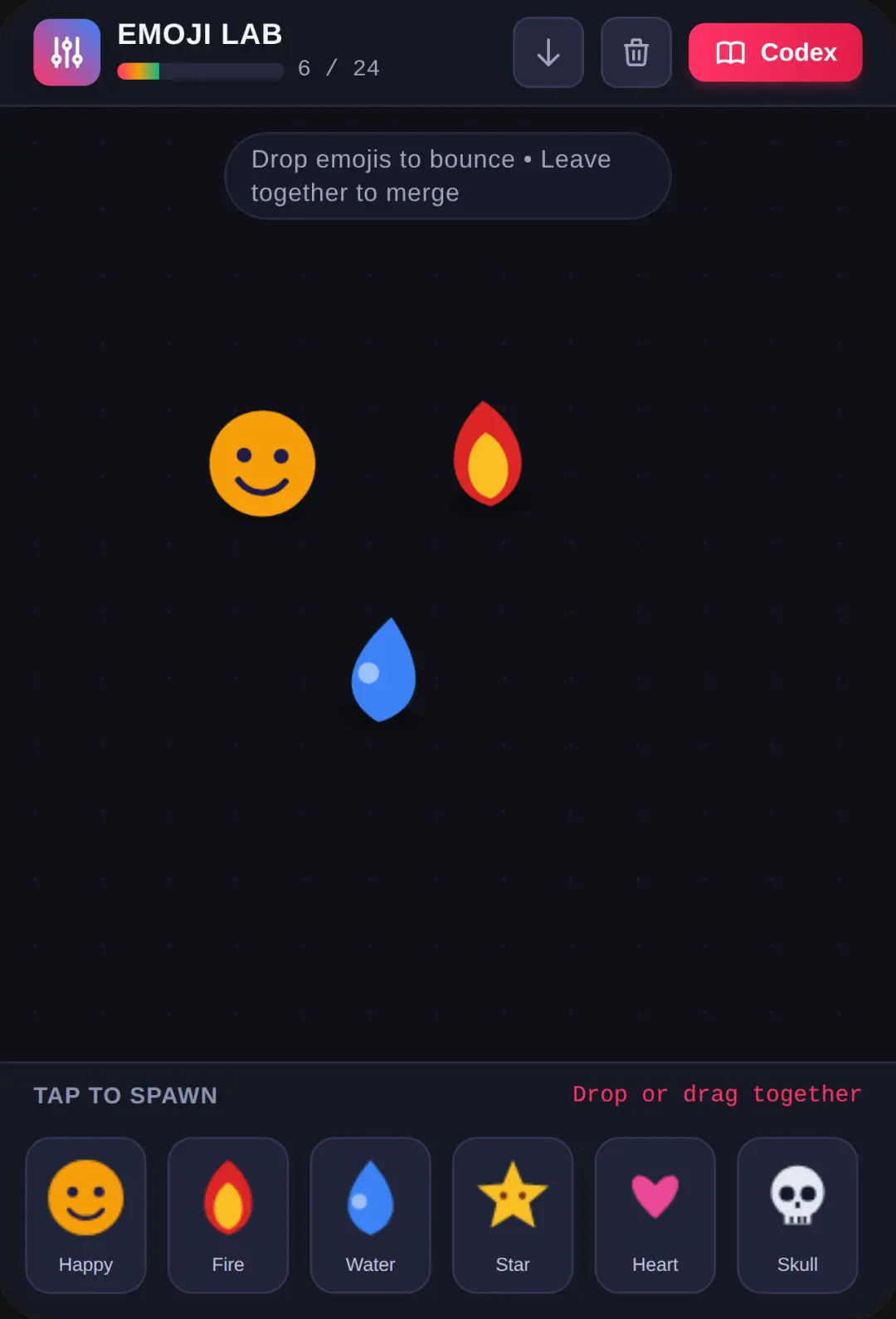 Emoji Merge Sandbox