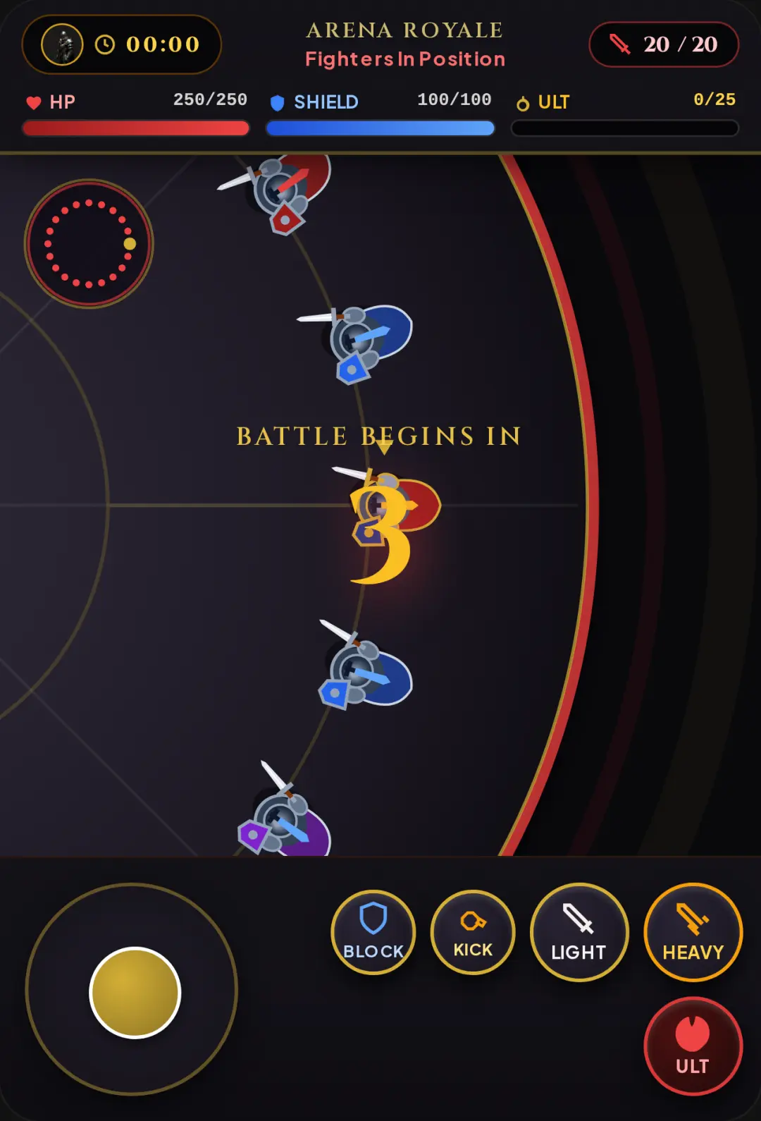 Knight Arena: 20-Fighter Battle Royale cover