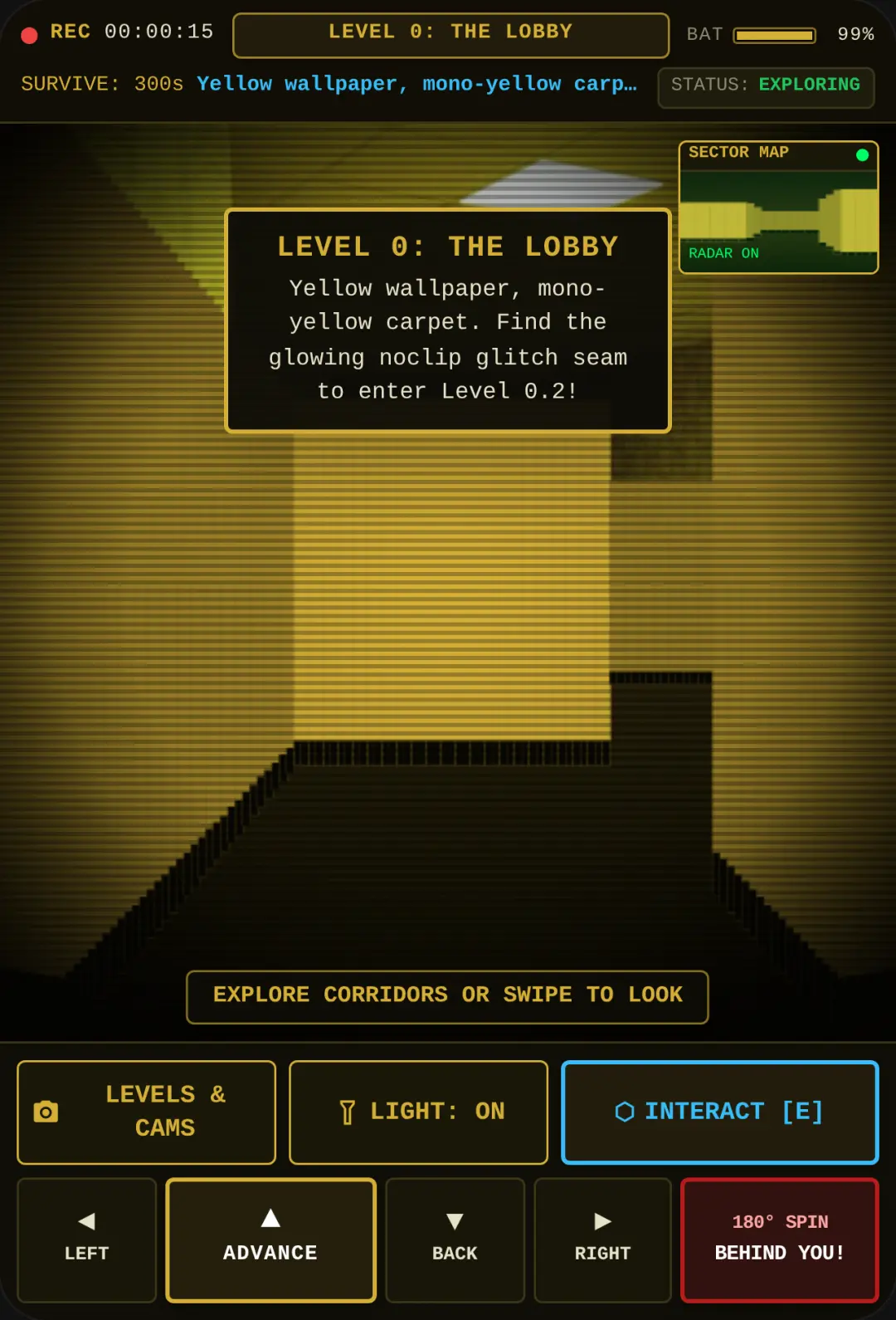 The Backrooms: Escape All Levels cover