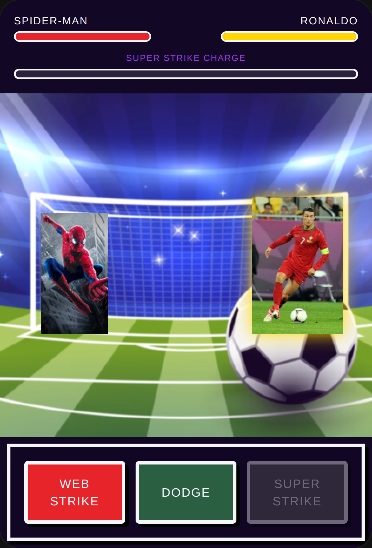 Spider-Man vs Ronaldo cover