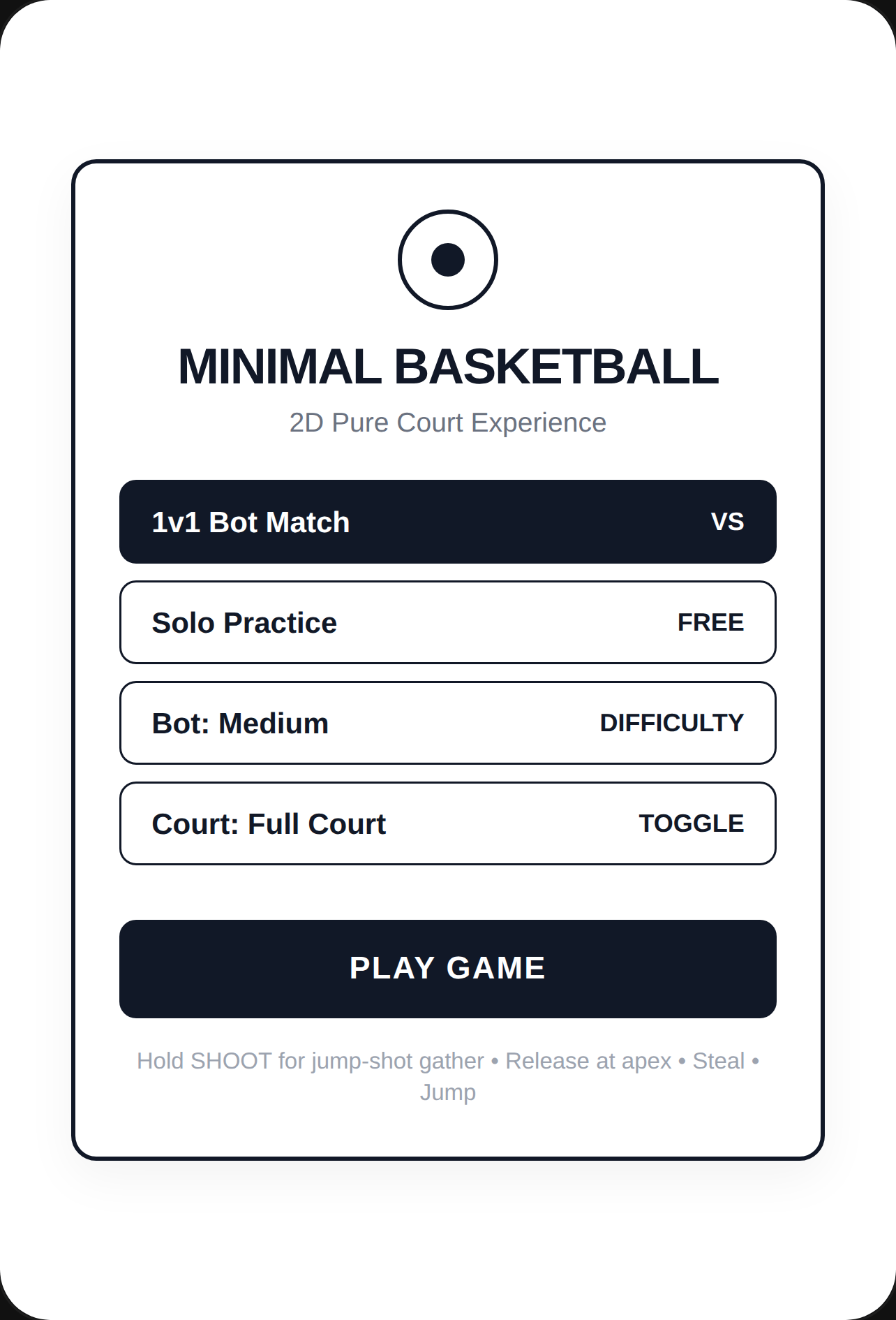 2D Minimalist Basketball cover