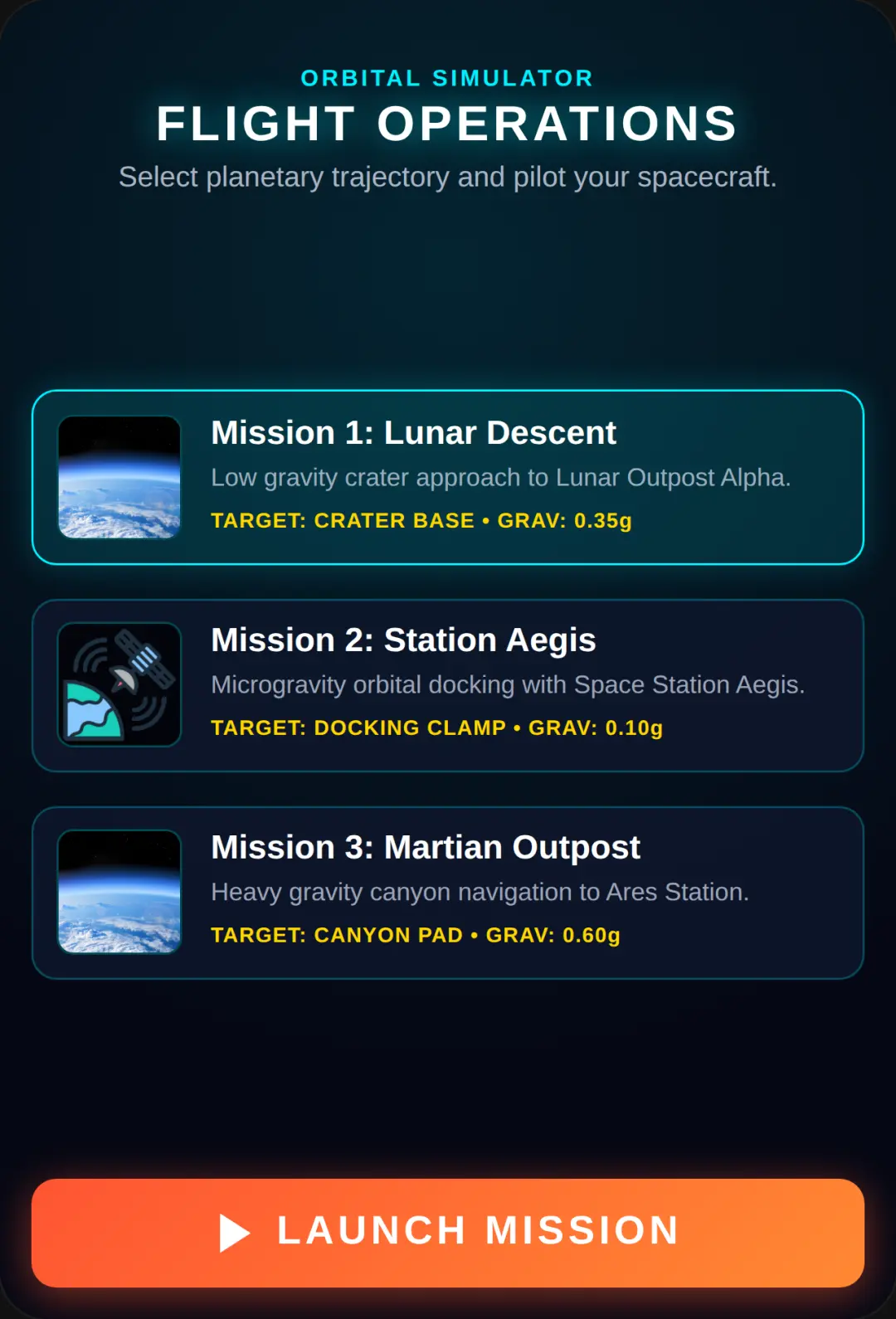 ORBITAL SIMULATOR: Rocket Flight Operations cover