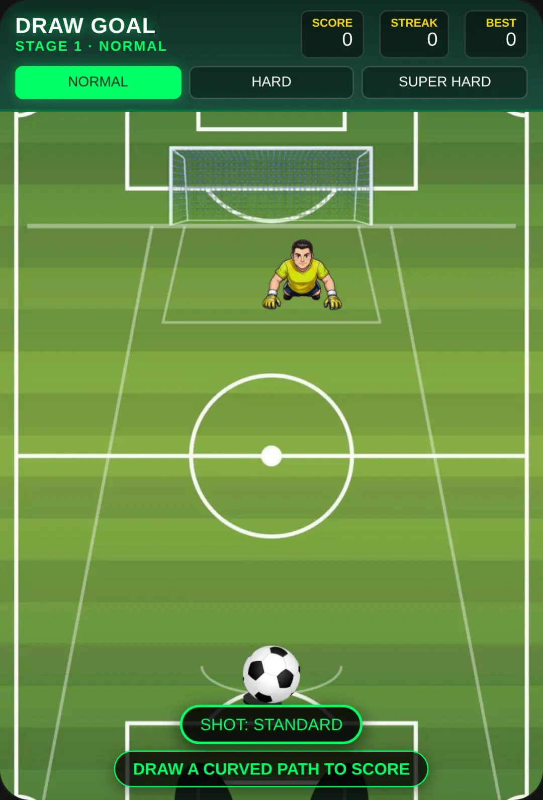 Draw Goal Football cover