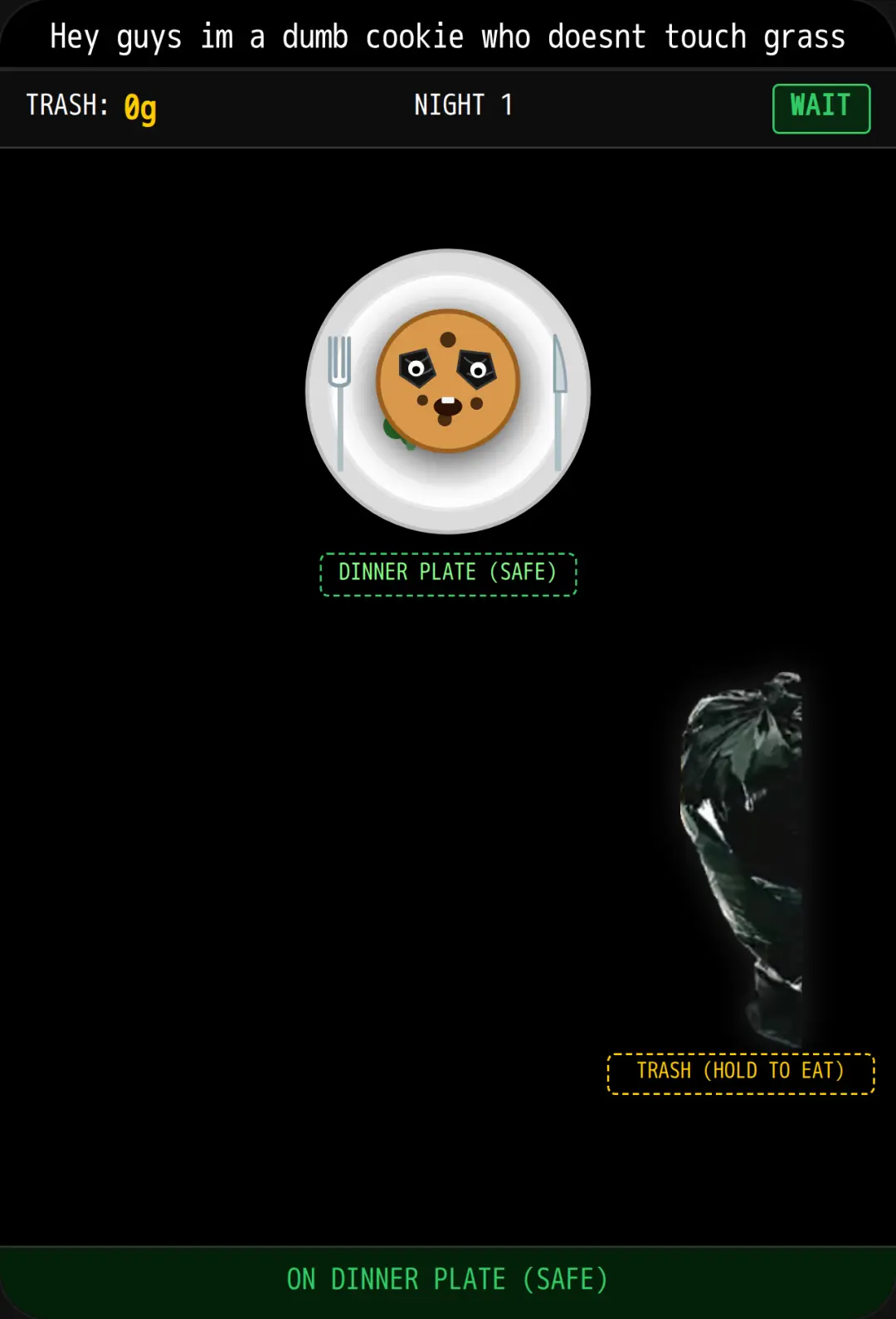 Make Sure Do Not Sneak Trash At Night cover