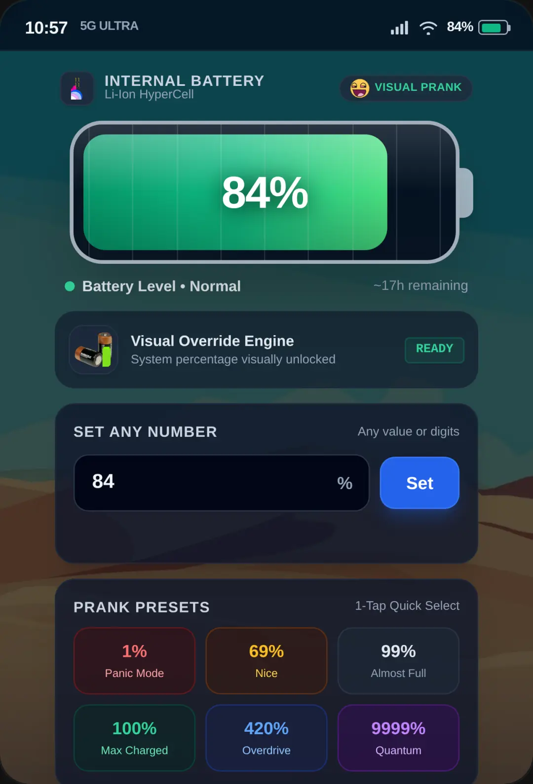 Battery Prank OS - Mobile Edition cover