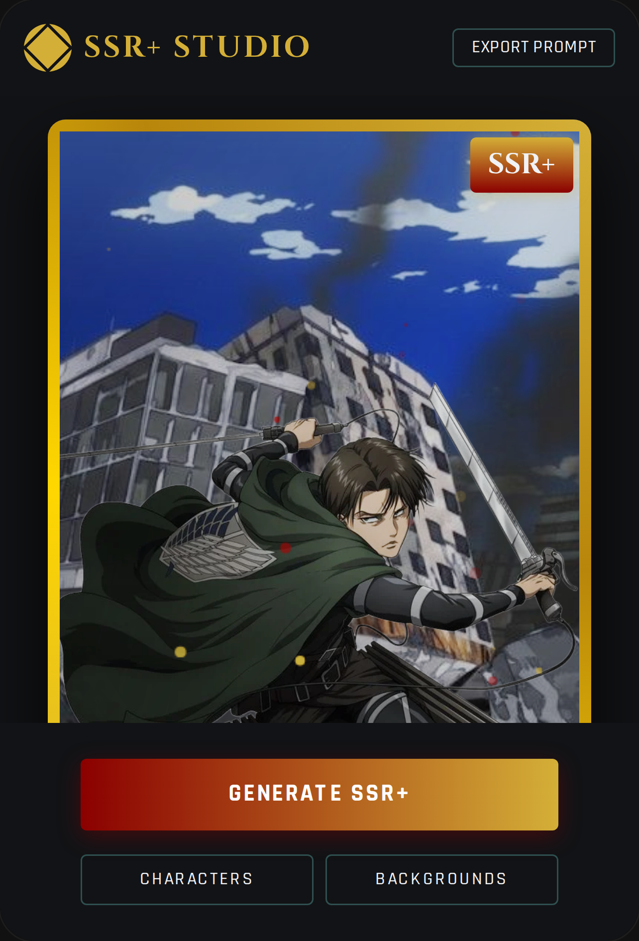 AoT SSR+ Card Studio cover