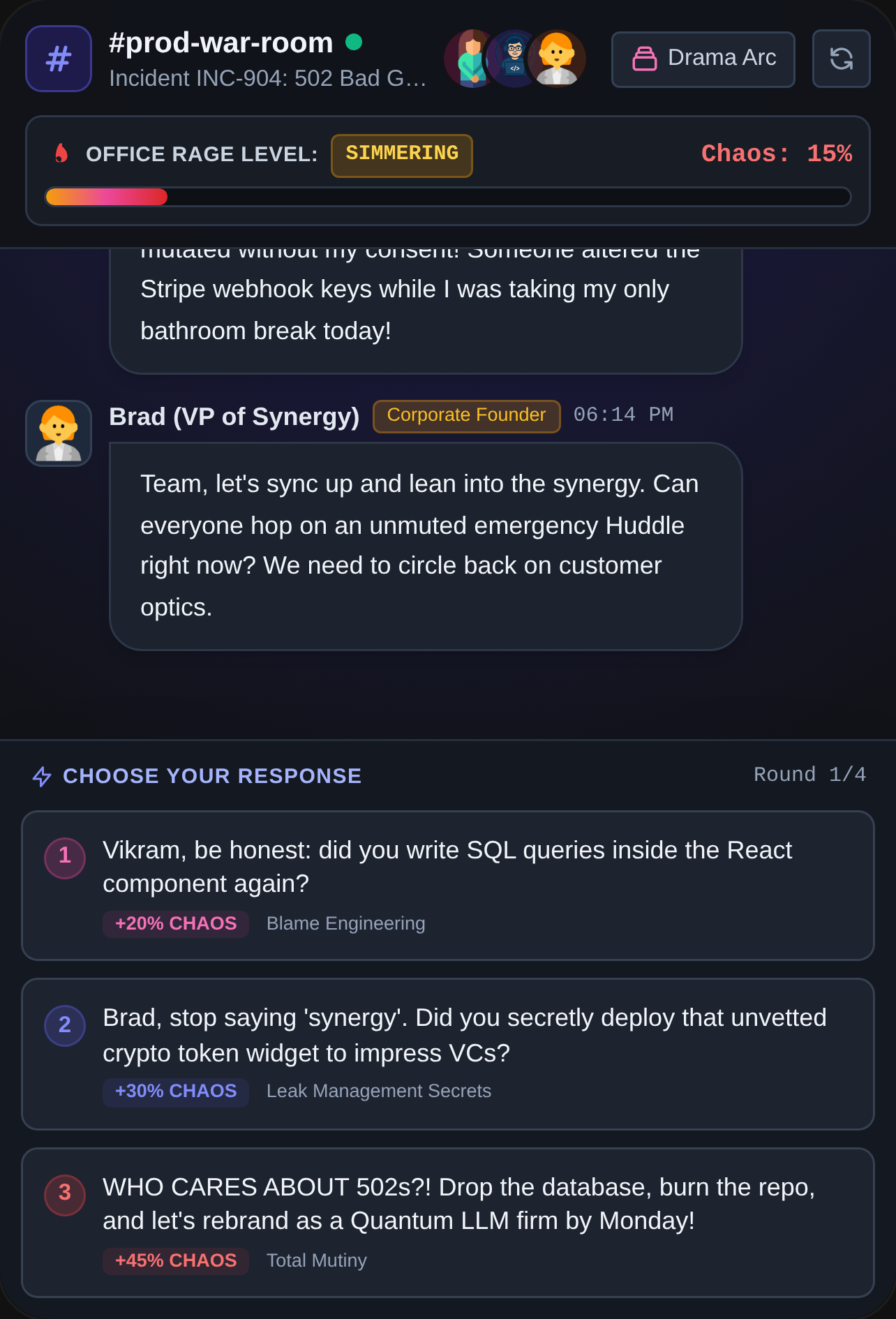 Startup Rage Chat cover