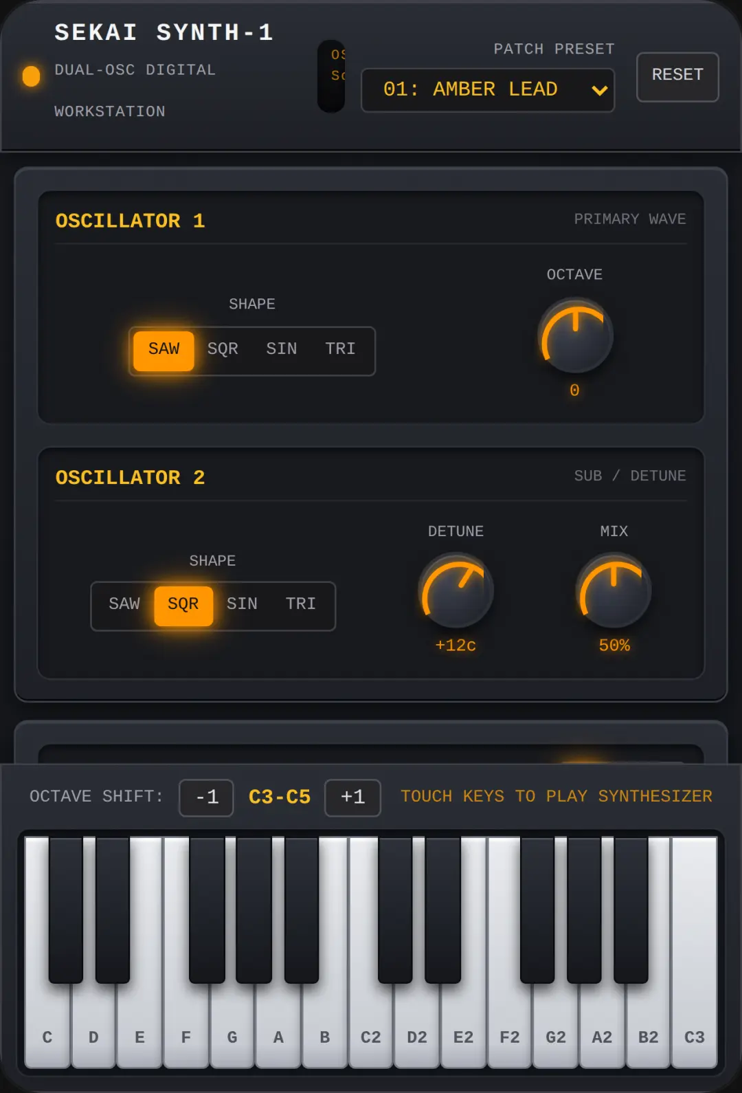 Sekai Synth-1 Workstation cover