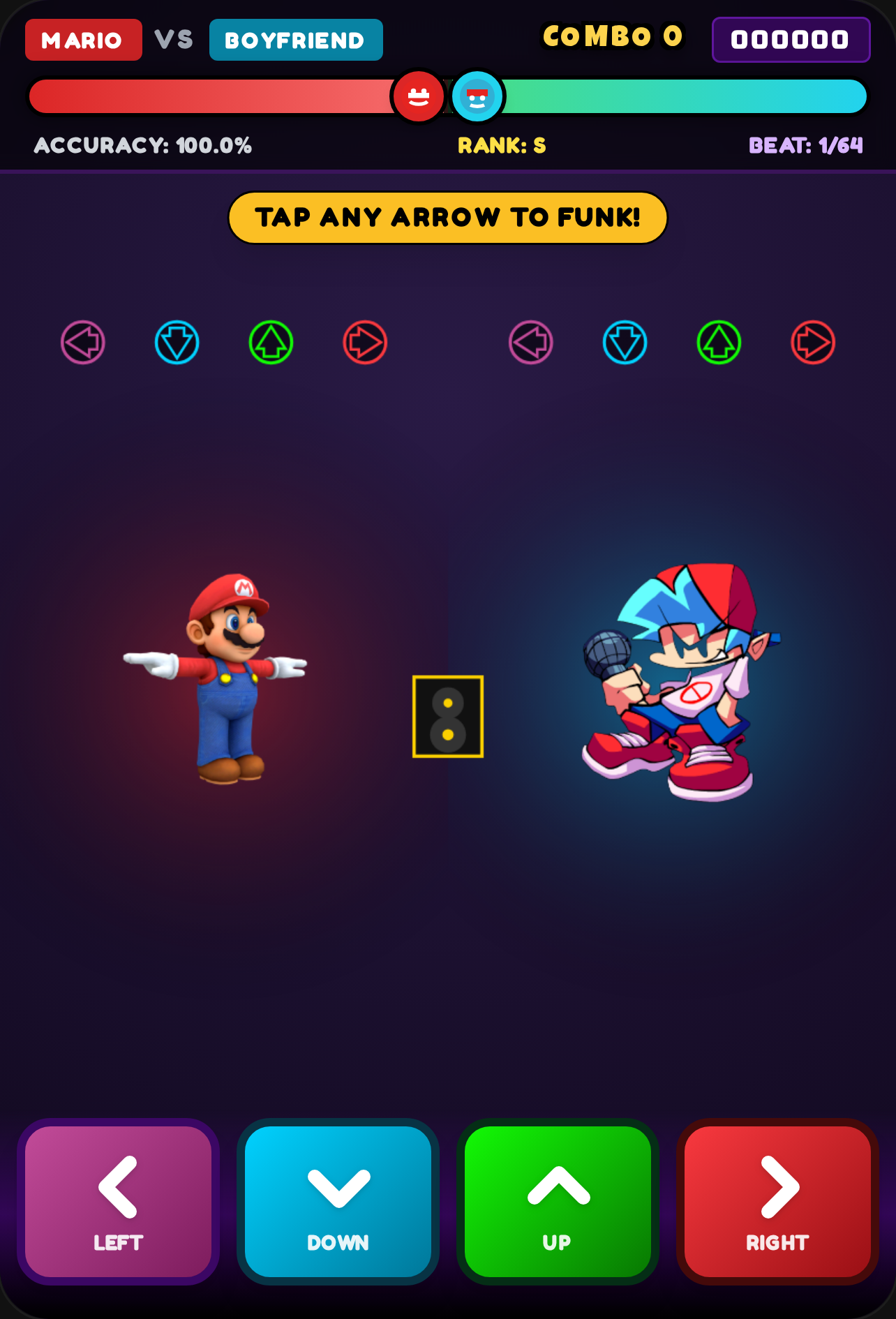 FNF vs Mario: Mushroom Funk cover