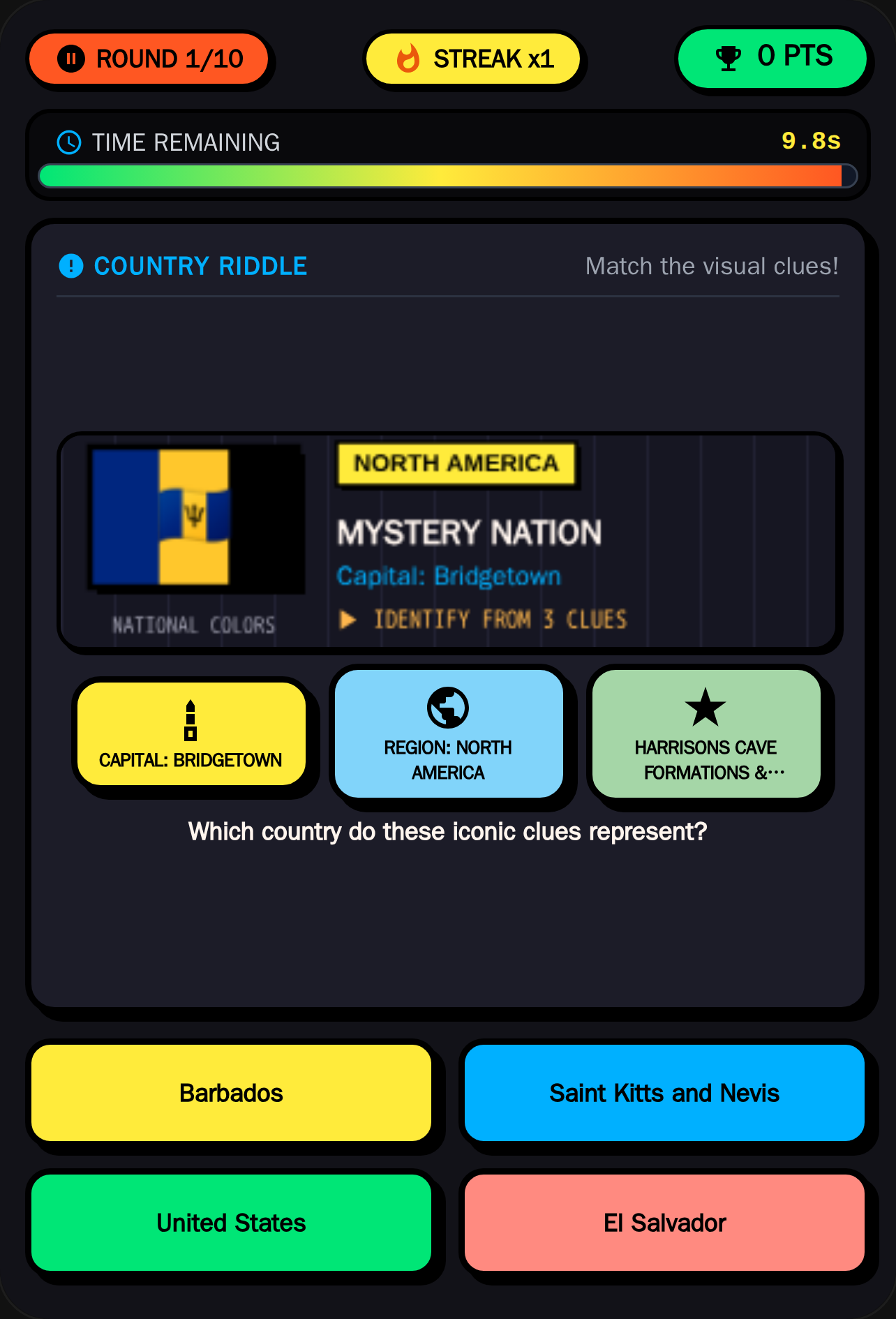 Country Riddle Quiz cover