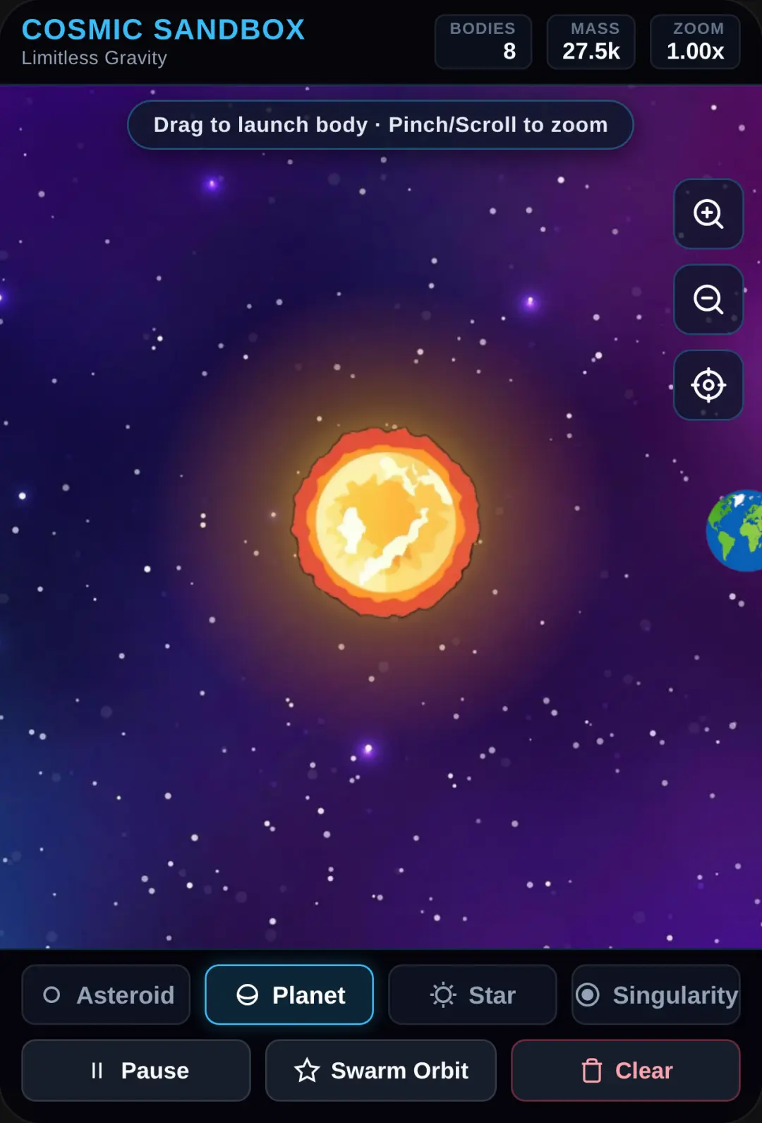 Cosmic Gravity Sandbox cover
