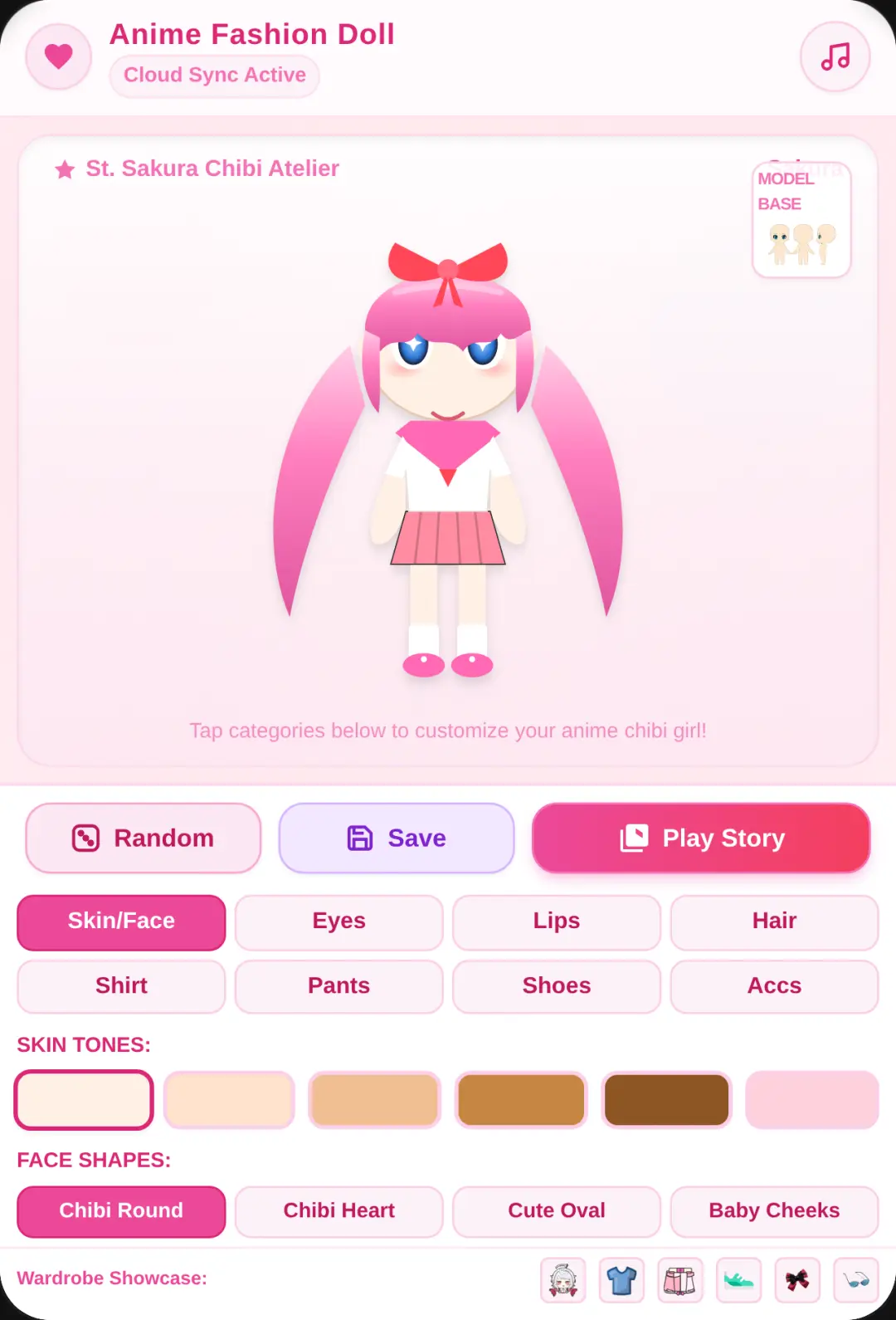 Anime Fashion Doll LeonaAnime Cute Doll Dressup cover