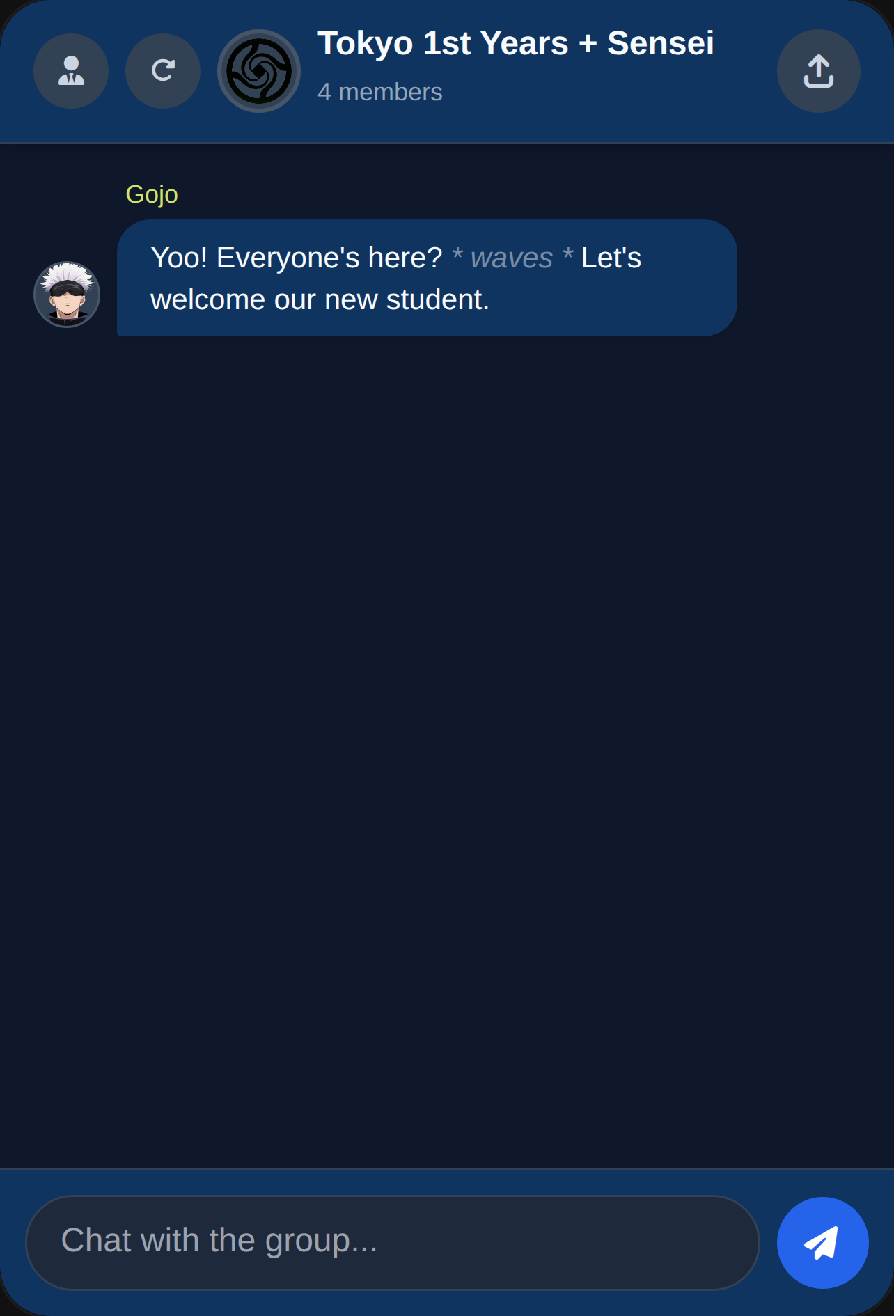 All JJK Group Chat cover