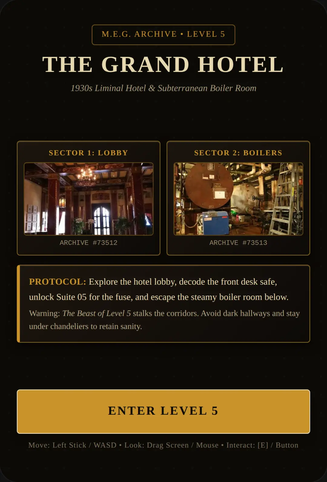 Backrooms Level 5: Terror in the Hotel cover