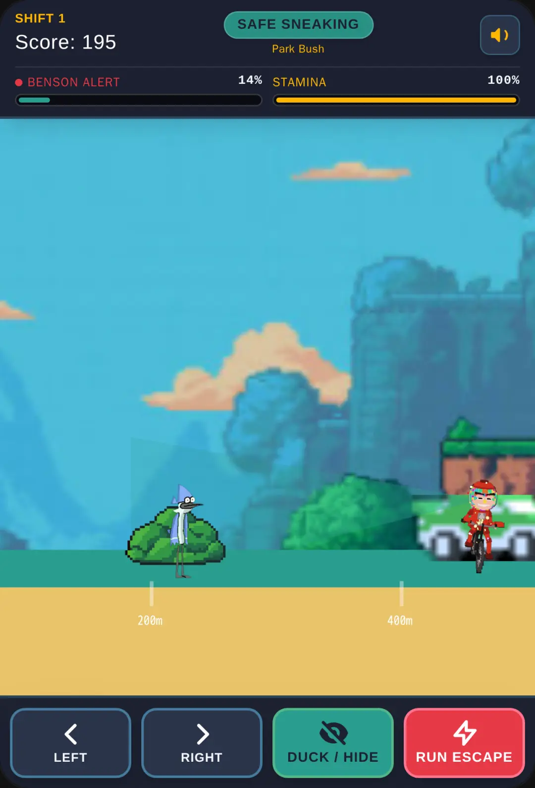 Escape Benson - Regular Show Park Run cover