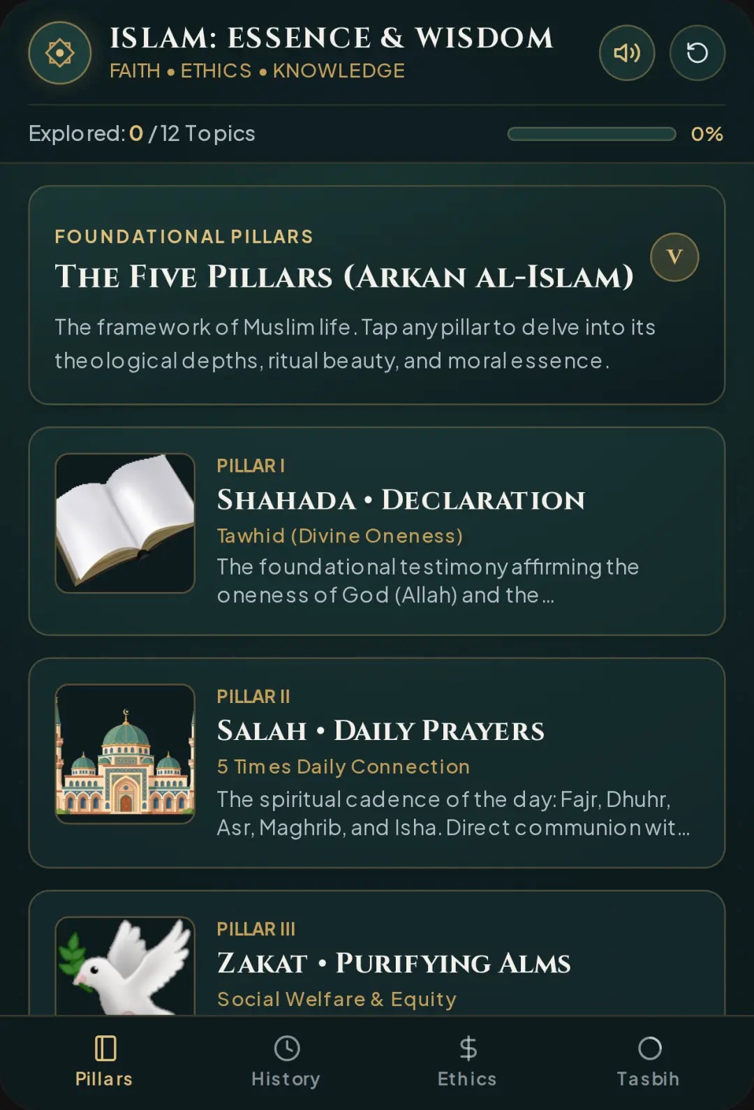 Islam: Essence & Wisdom cover