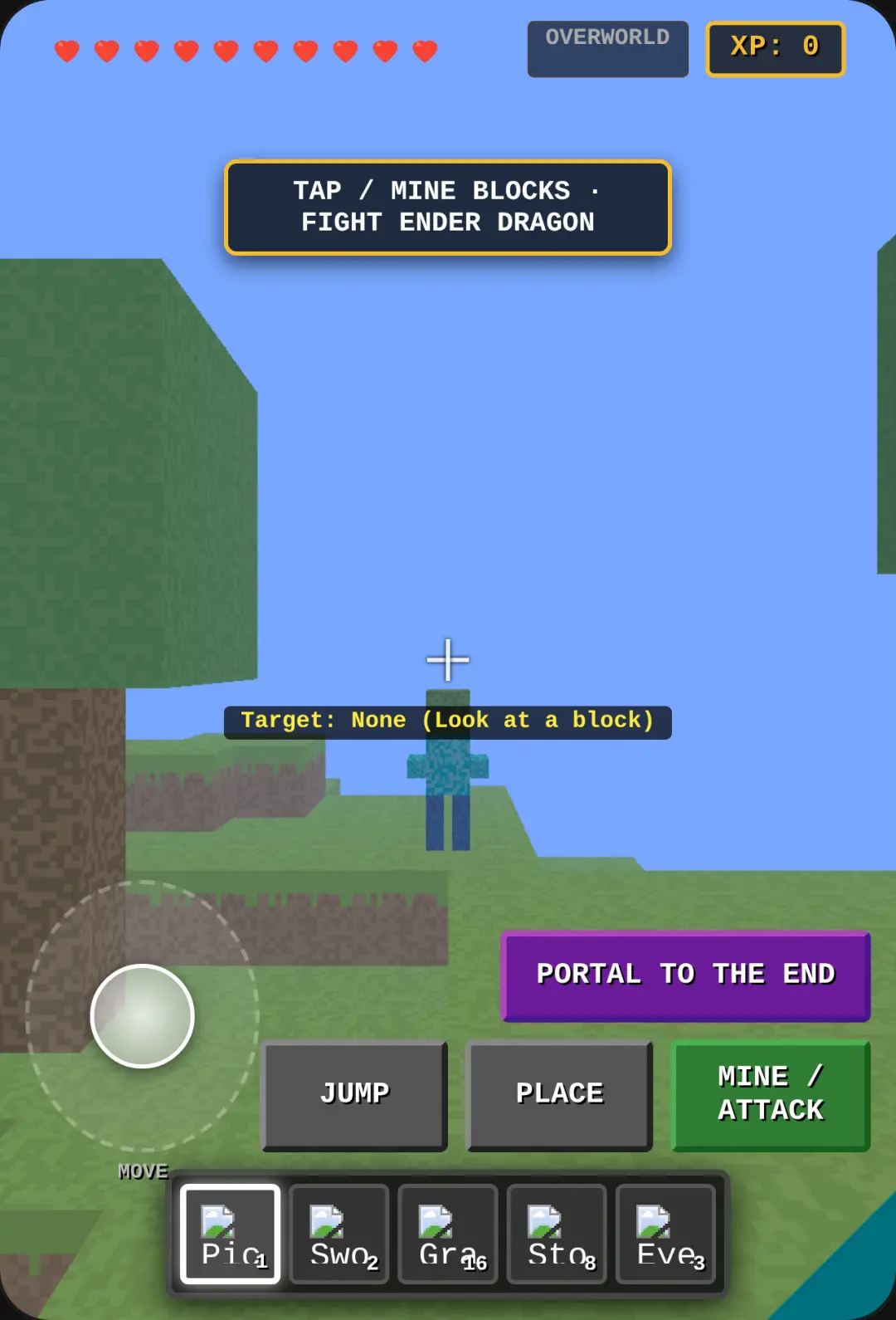 Minecraft 3D: Defeat the Ender Dragon cover