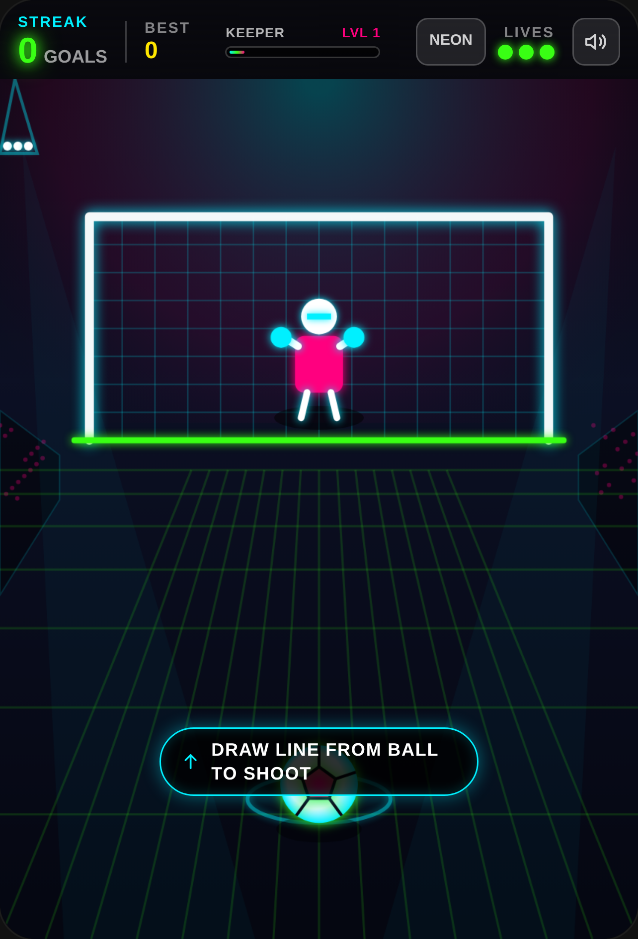 Neon Penalty Shootout fun game! cover