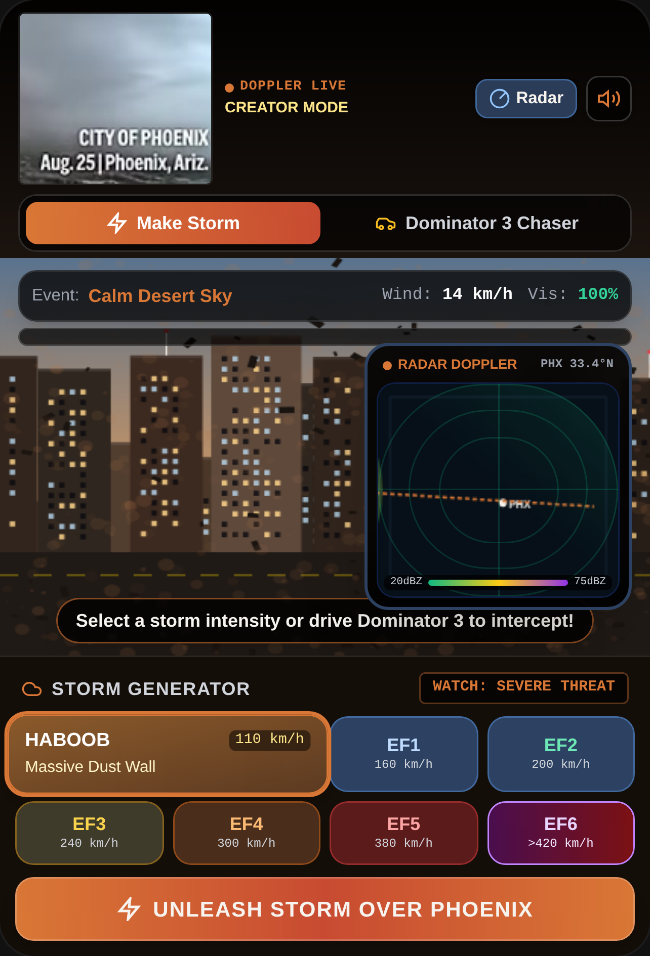 Phoenix Storm Simulator & Dominator 3 Chaser cover