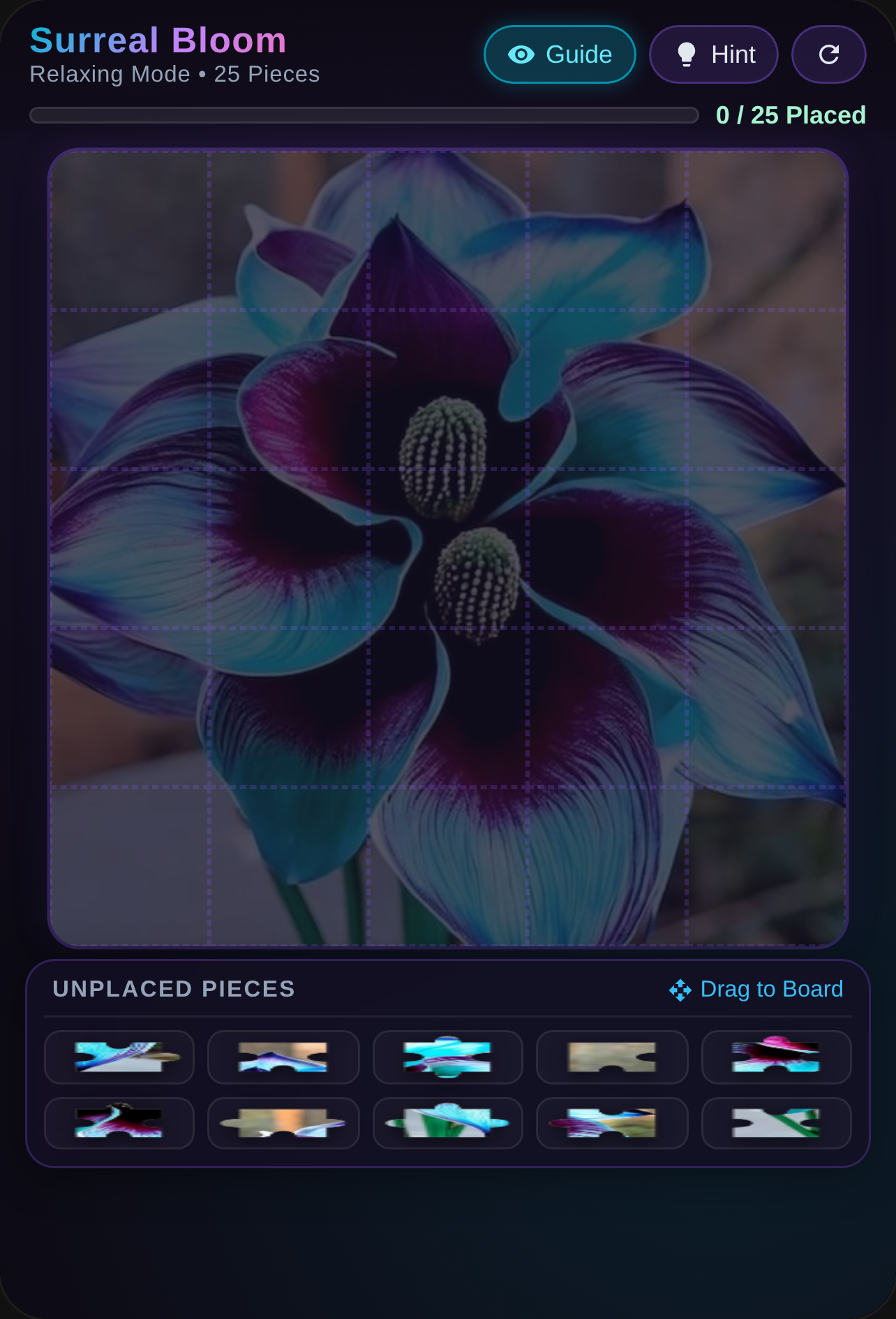 Botanical Jigsaw: Surreal Bloom cover