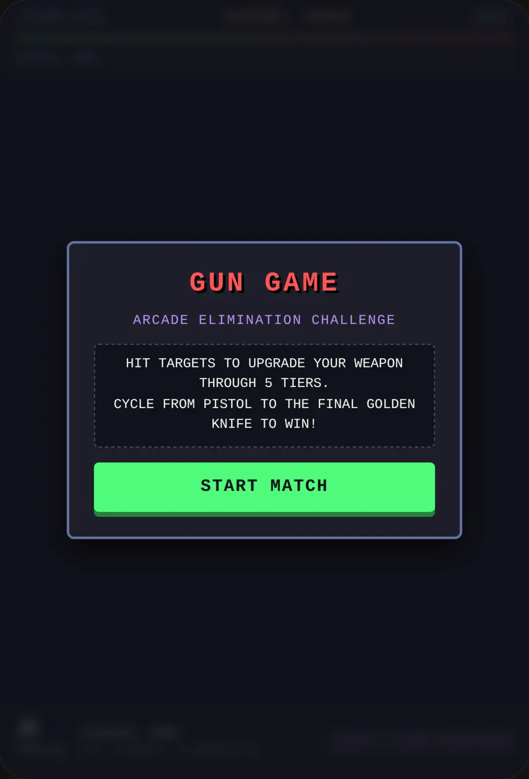 Gun Game Arcade cover