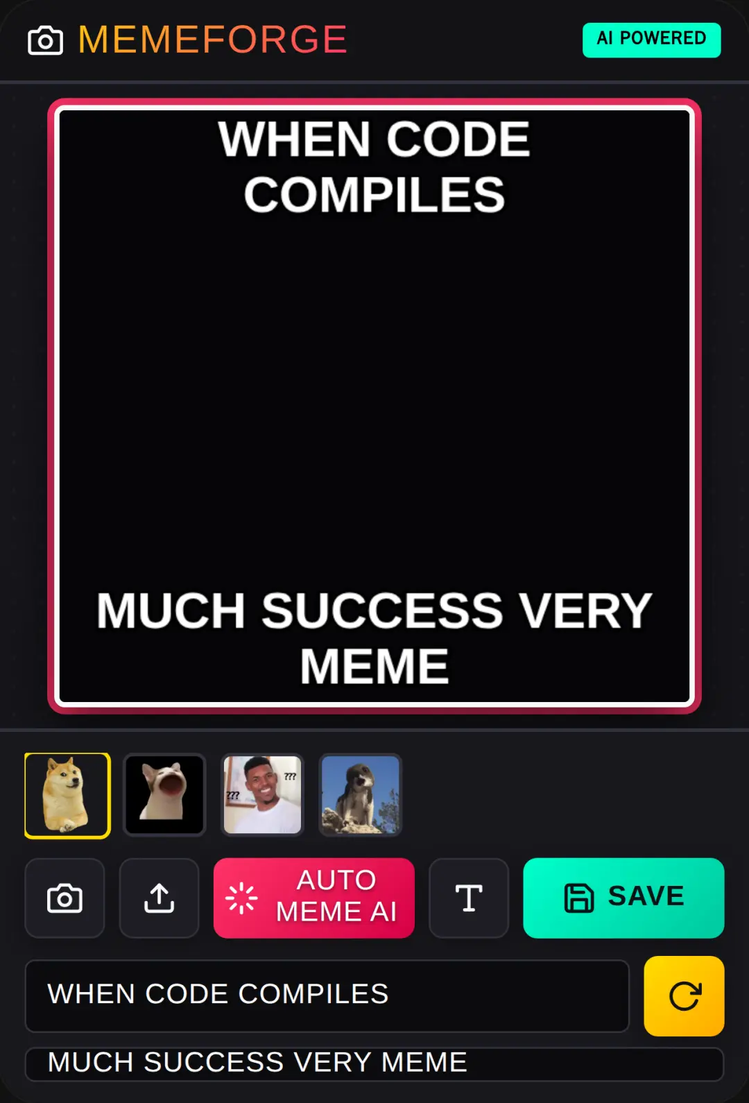 Meme Forge - Instant Photo Meme Generator cover