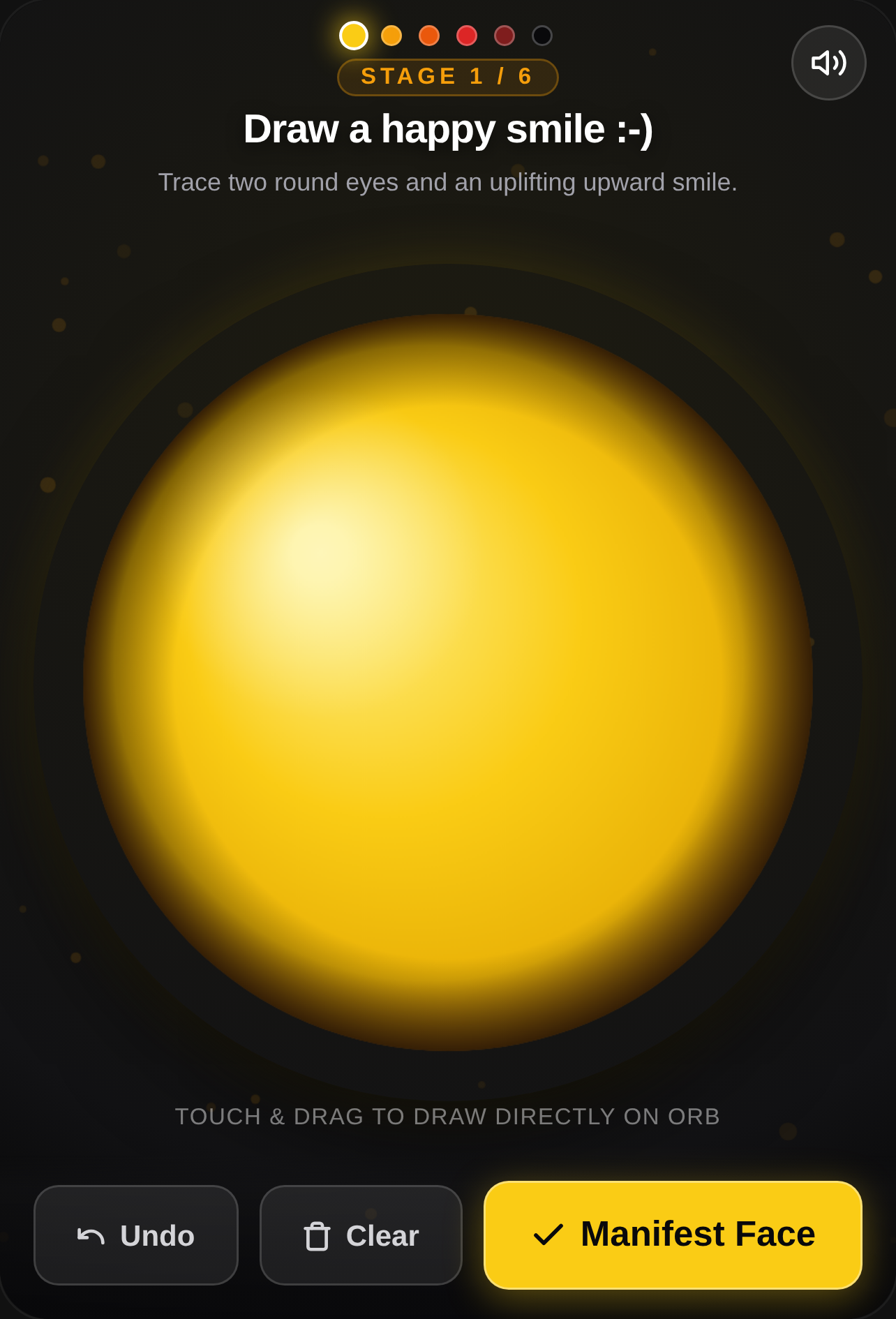 Volcanic Descent: From Smiley to Void