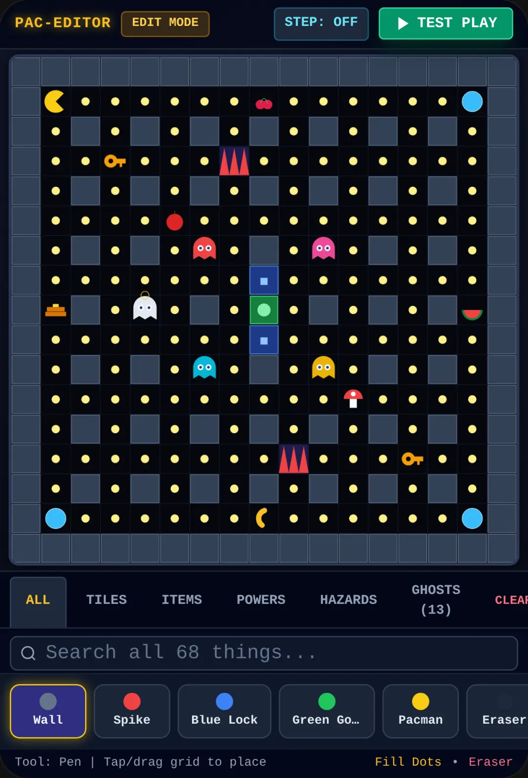 Pacman Level Editor & Play cover