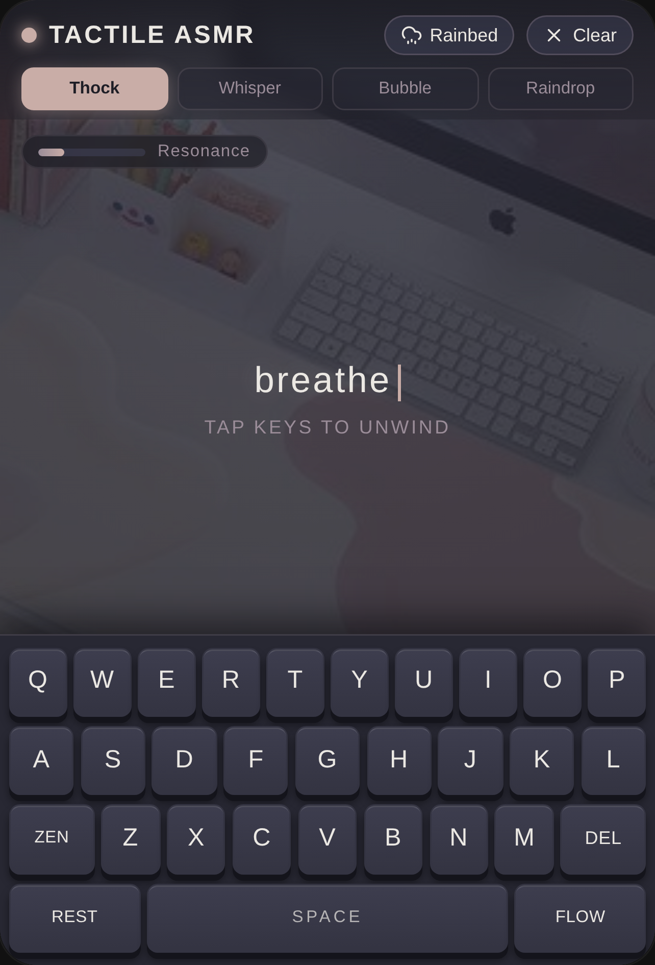 Tactile ASMR Keyboard cover