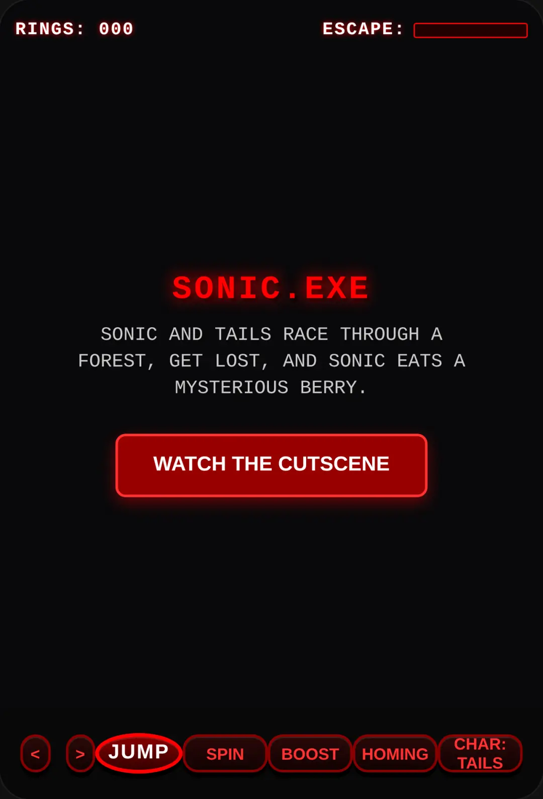 Sonic.exe - Retro Horror Platformer cover