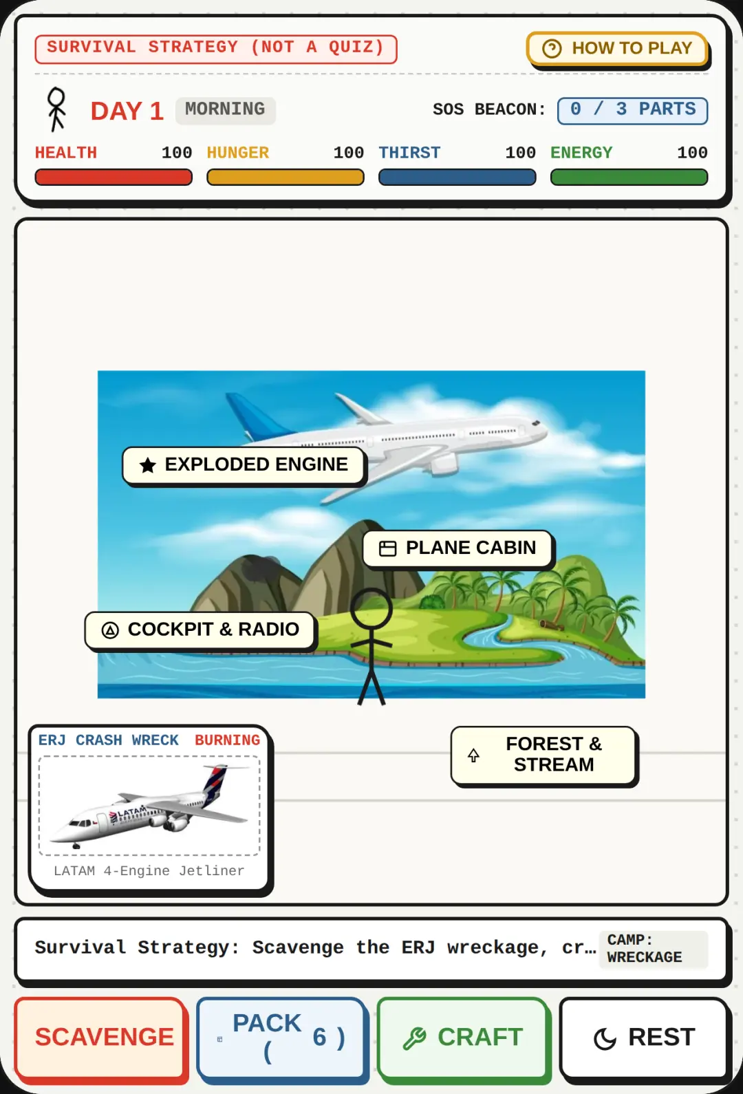 ERJ Stickman Plane Crash Survival cover