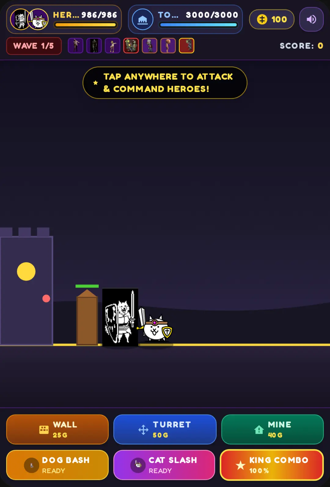 King of Cat Dog: Town Defense cover